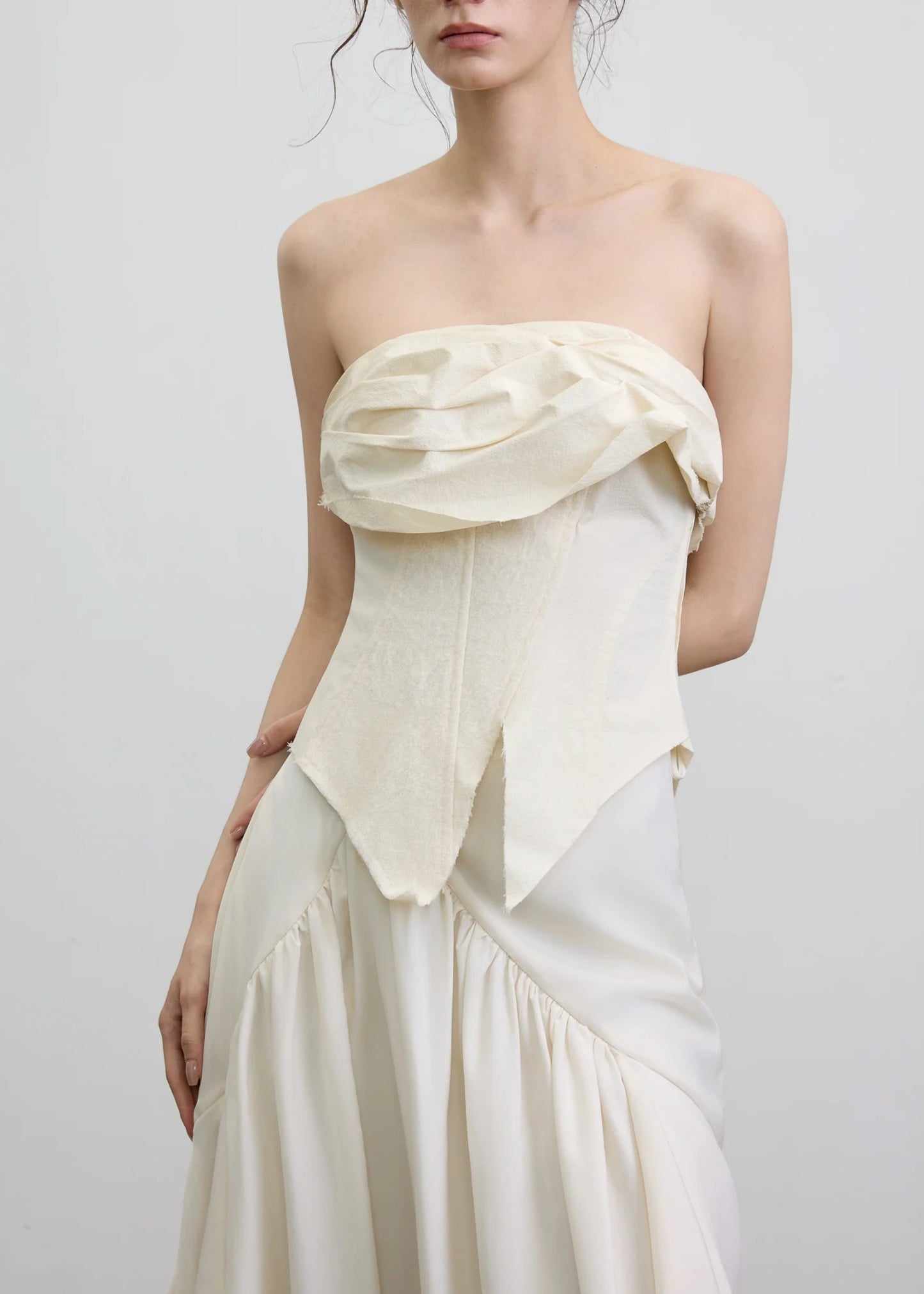 Off-shoulder Bandeau Top
