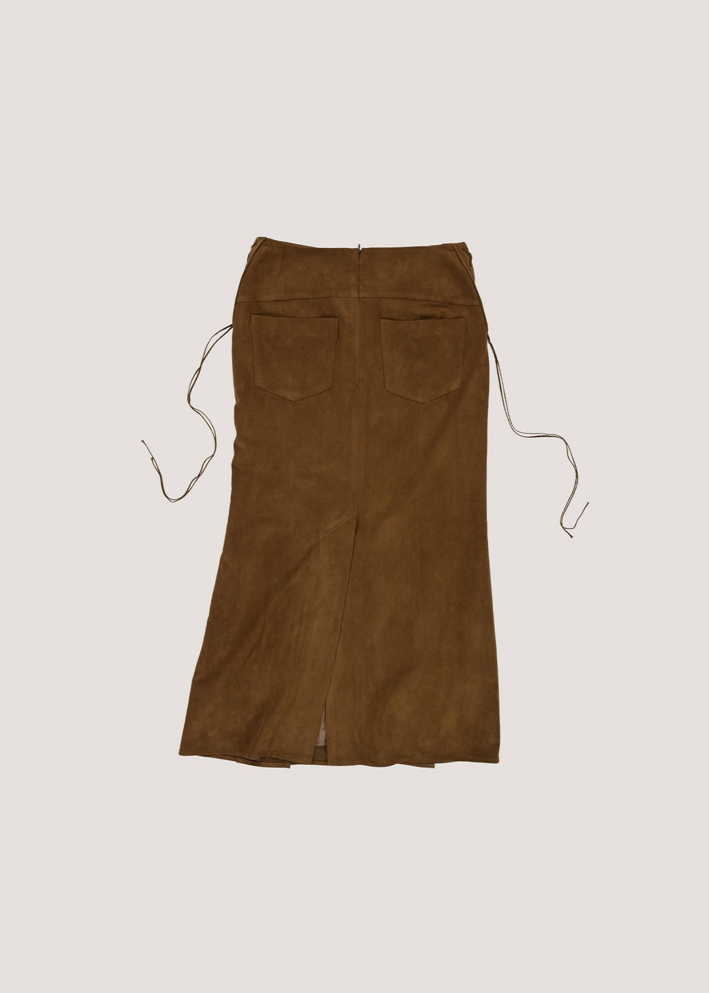 Suede Semi-mermaid Skirt