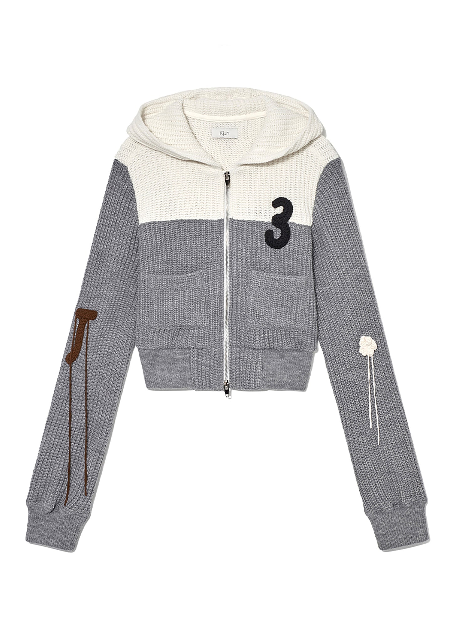 Crochet Zip-Up Hoodie
