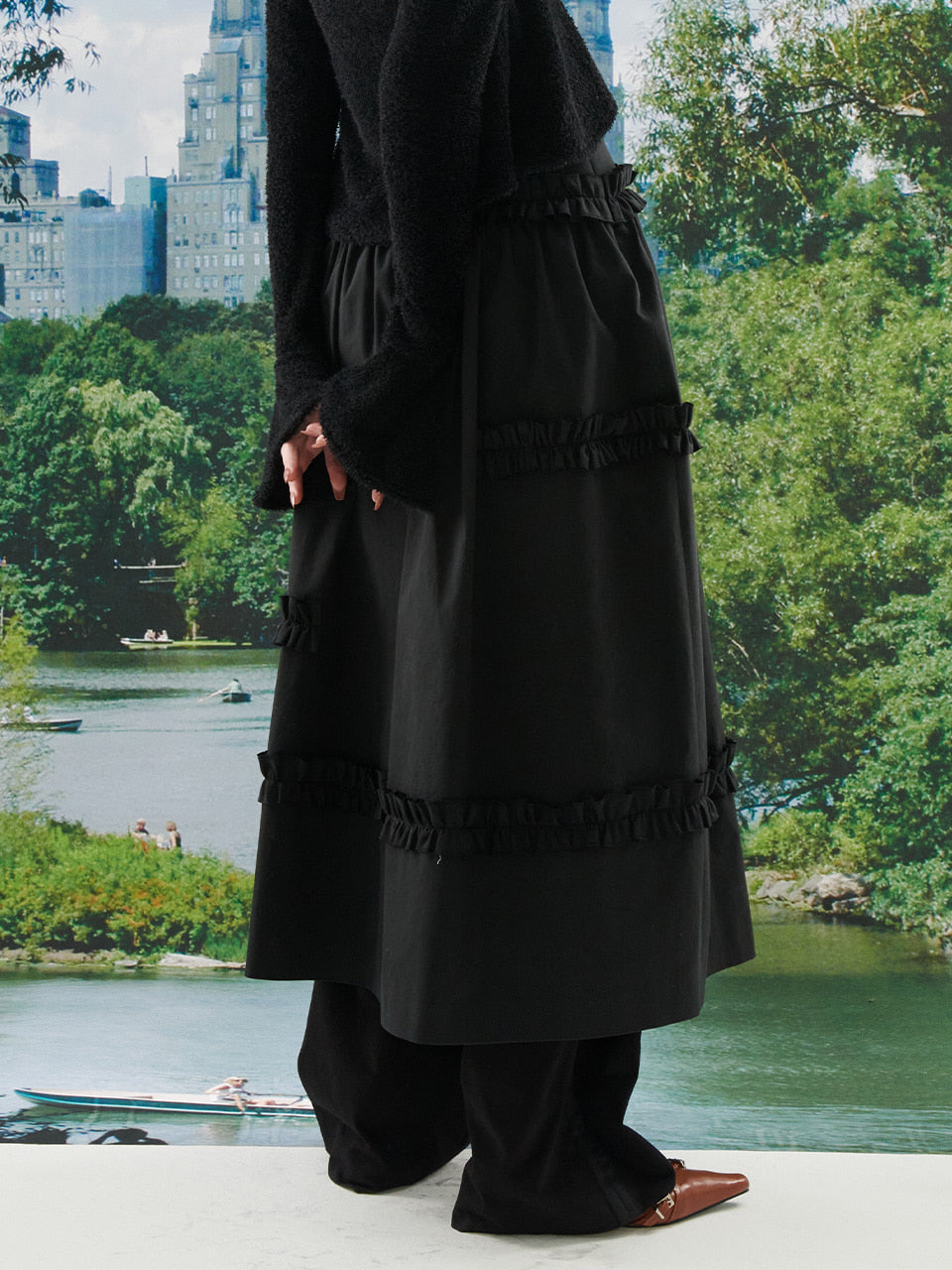 Frill Full Skirt