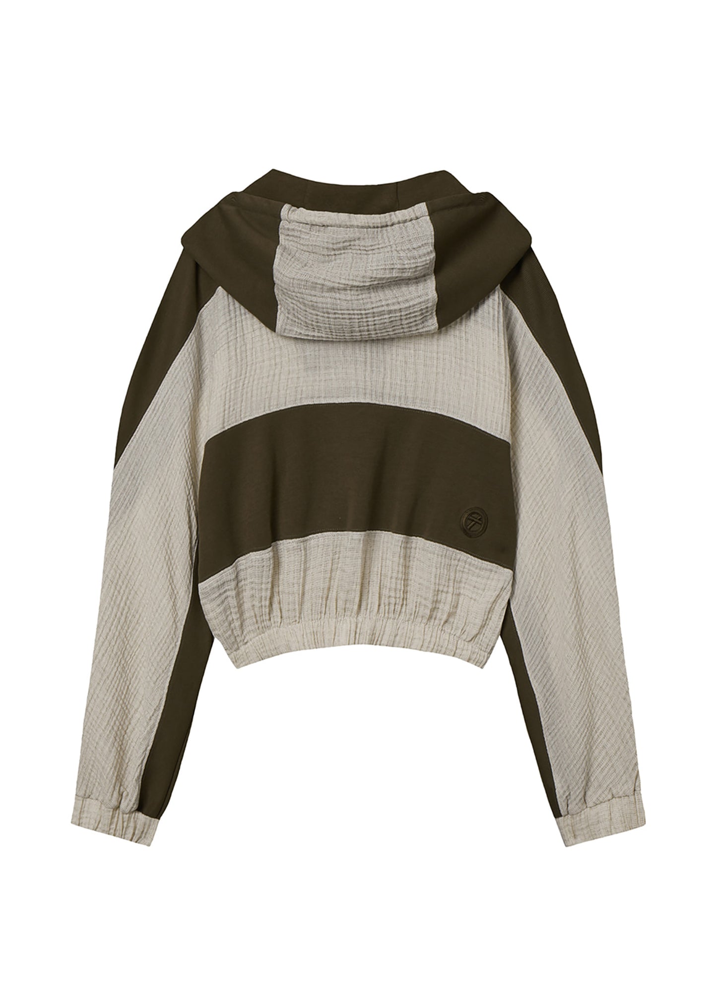 Stripe Cropped Hoodie