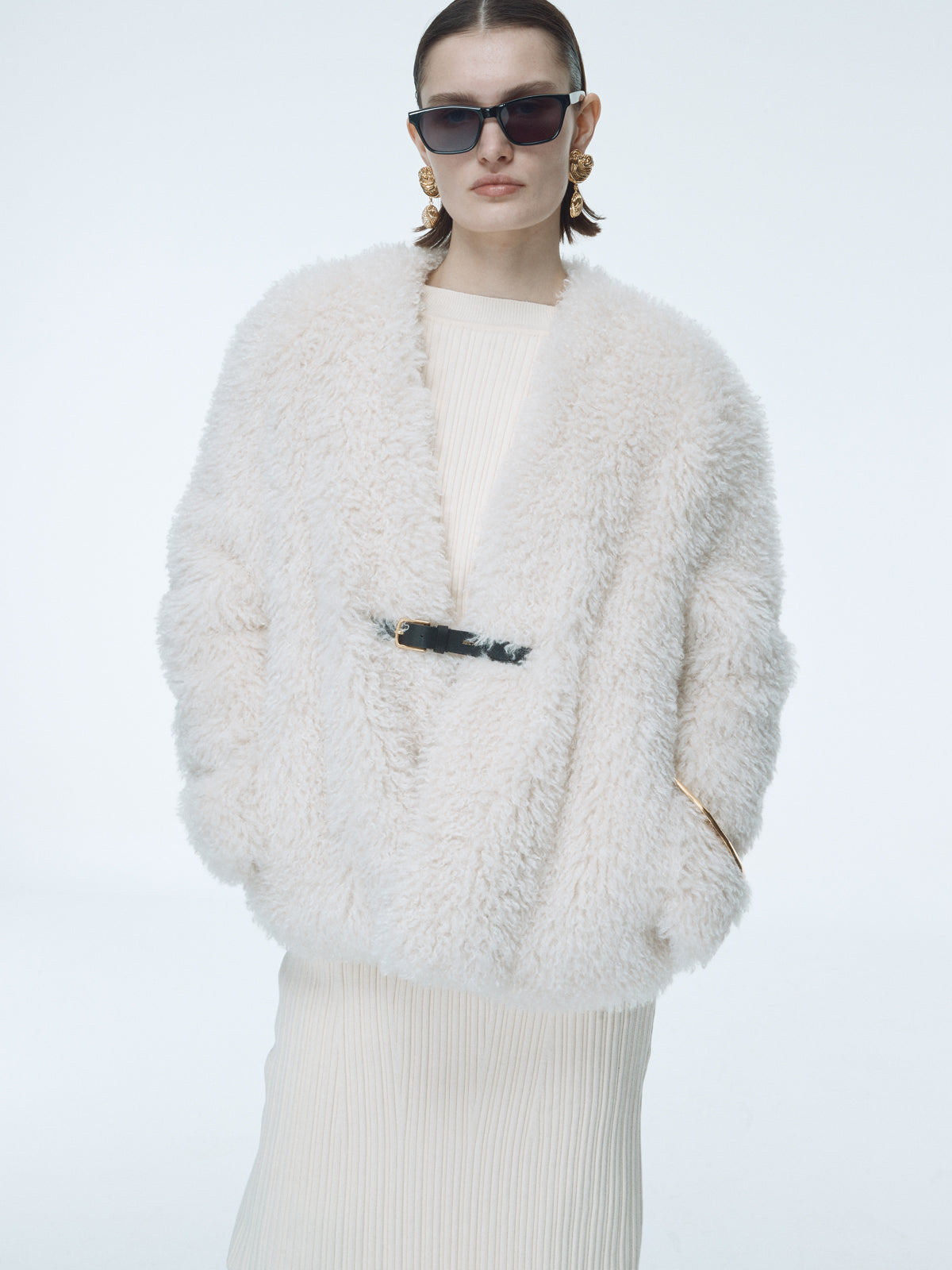 Faux Shearling Coat