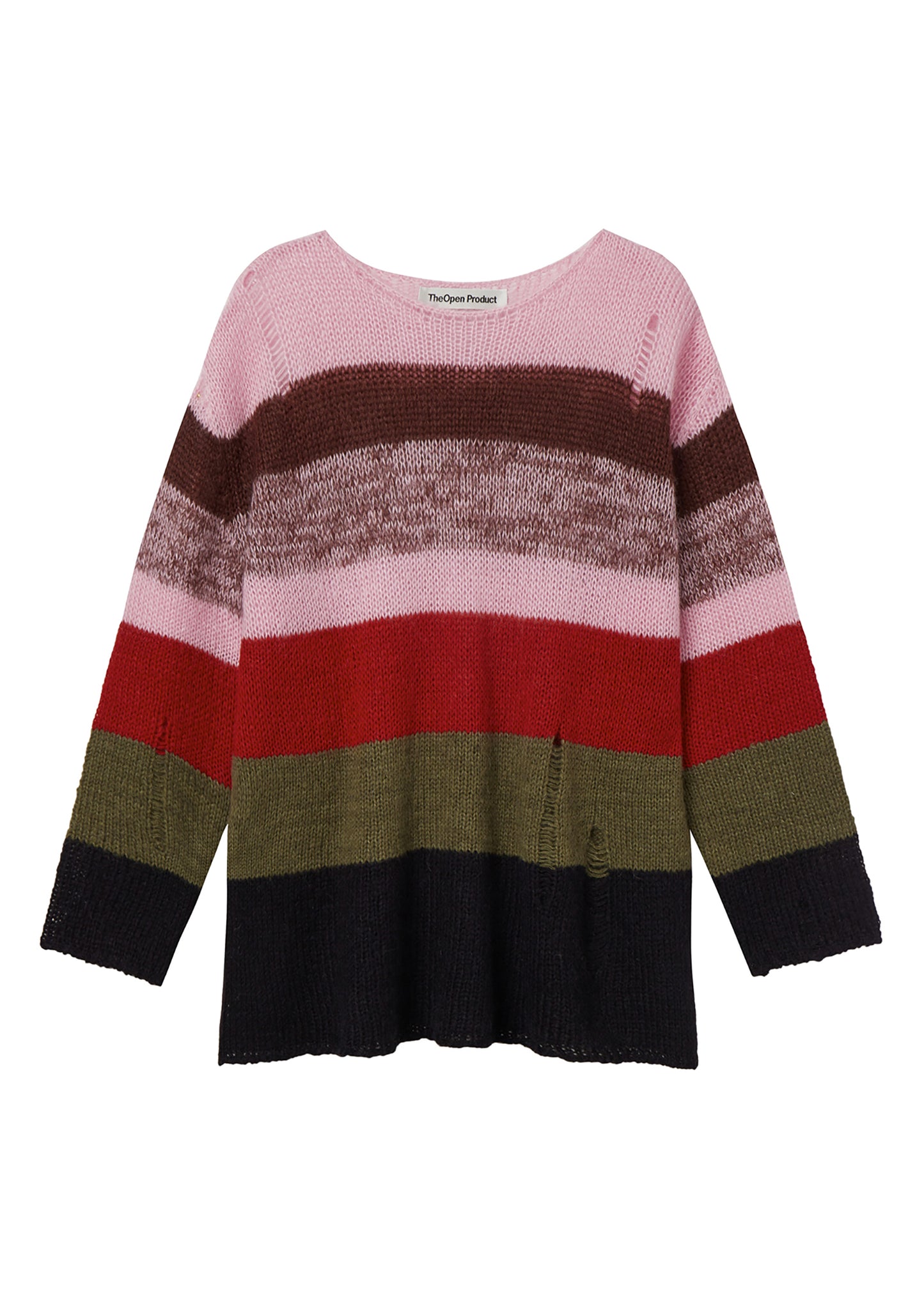Multi Stripe Knit Sweater