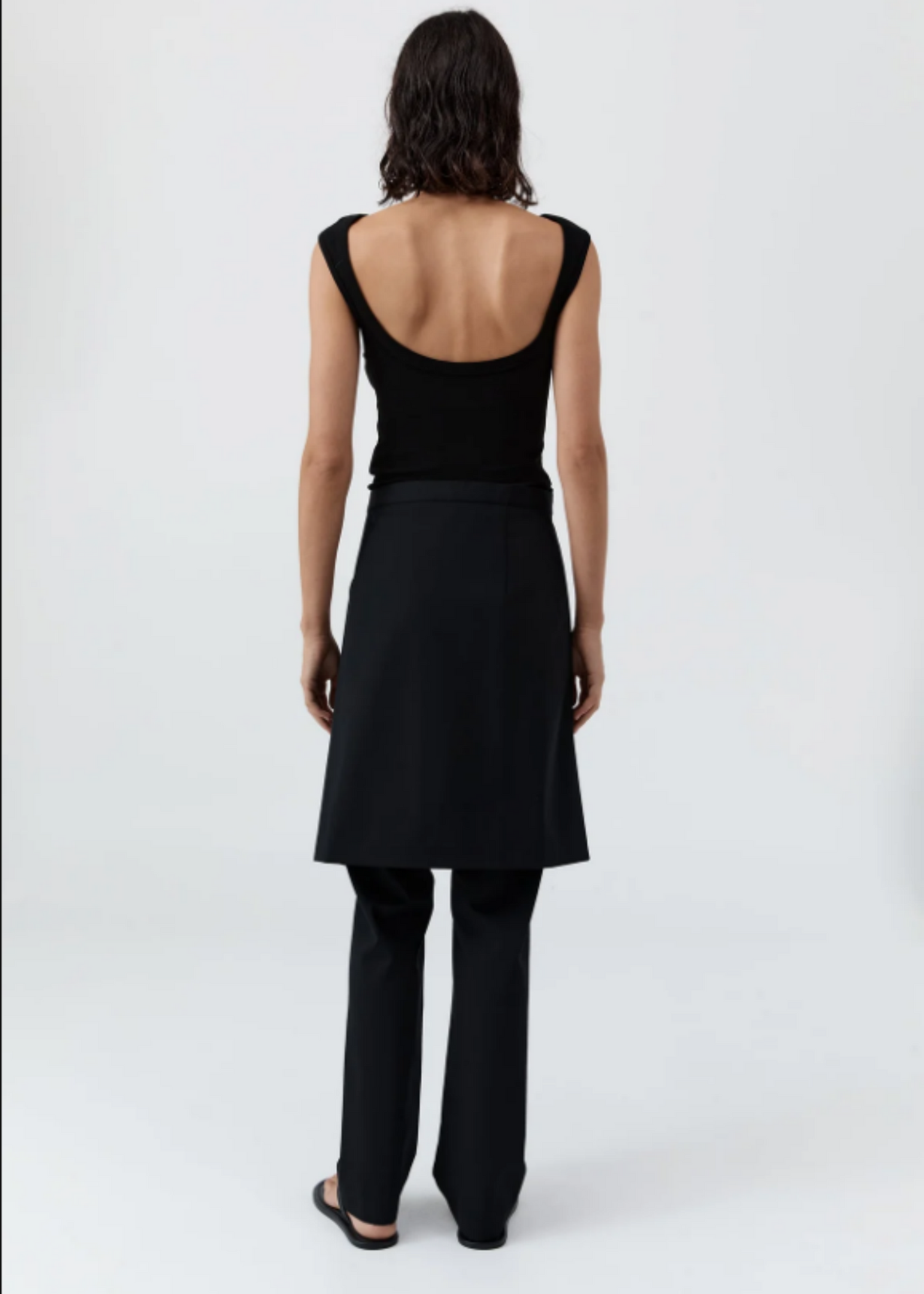 Wool Hybrid Skirt Pants