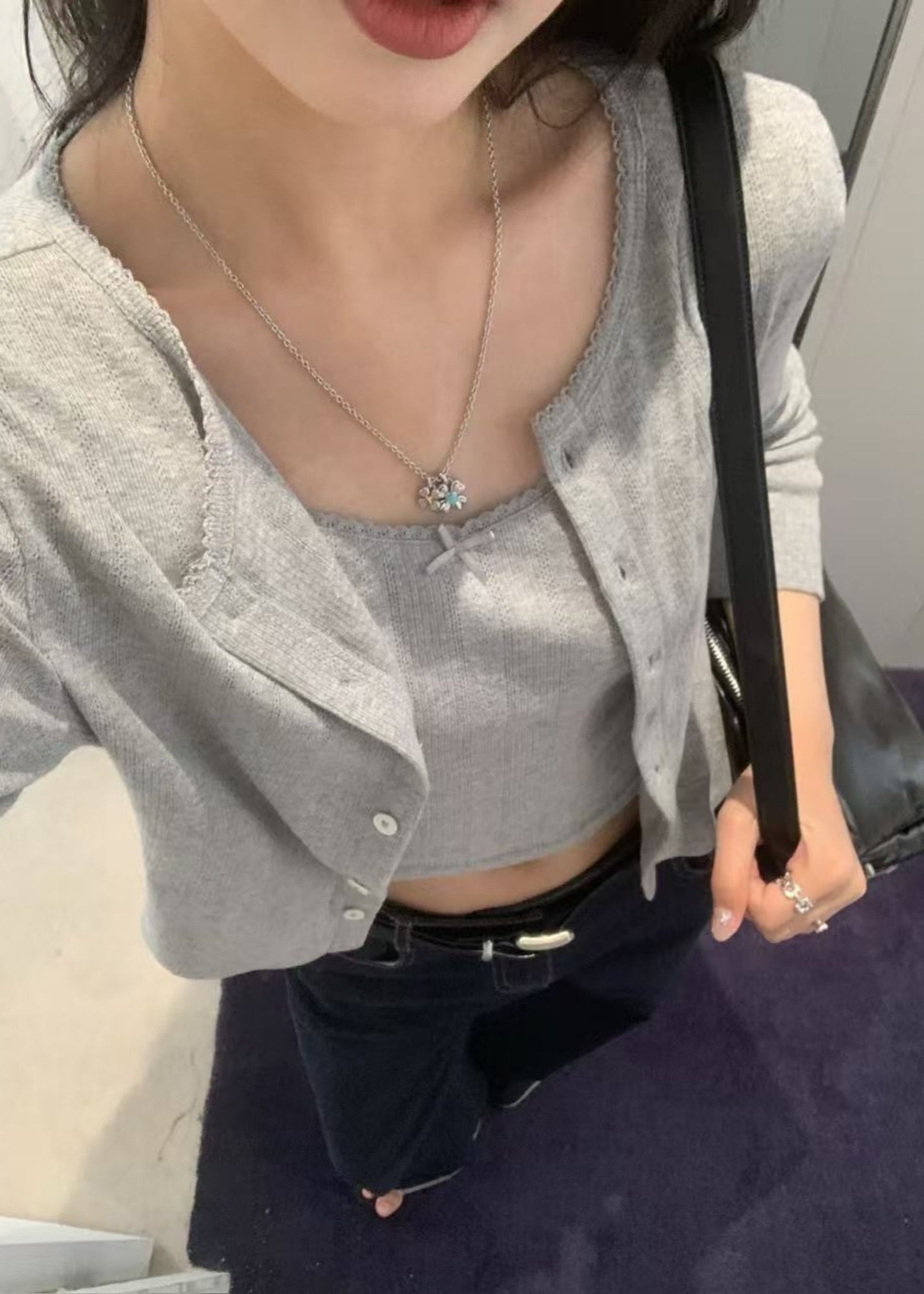 Pointelle Sleeveless Top