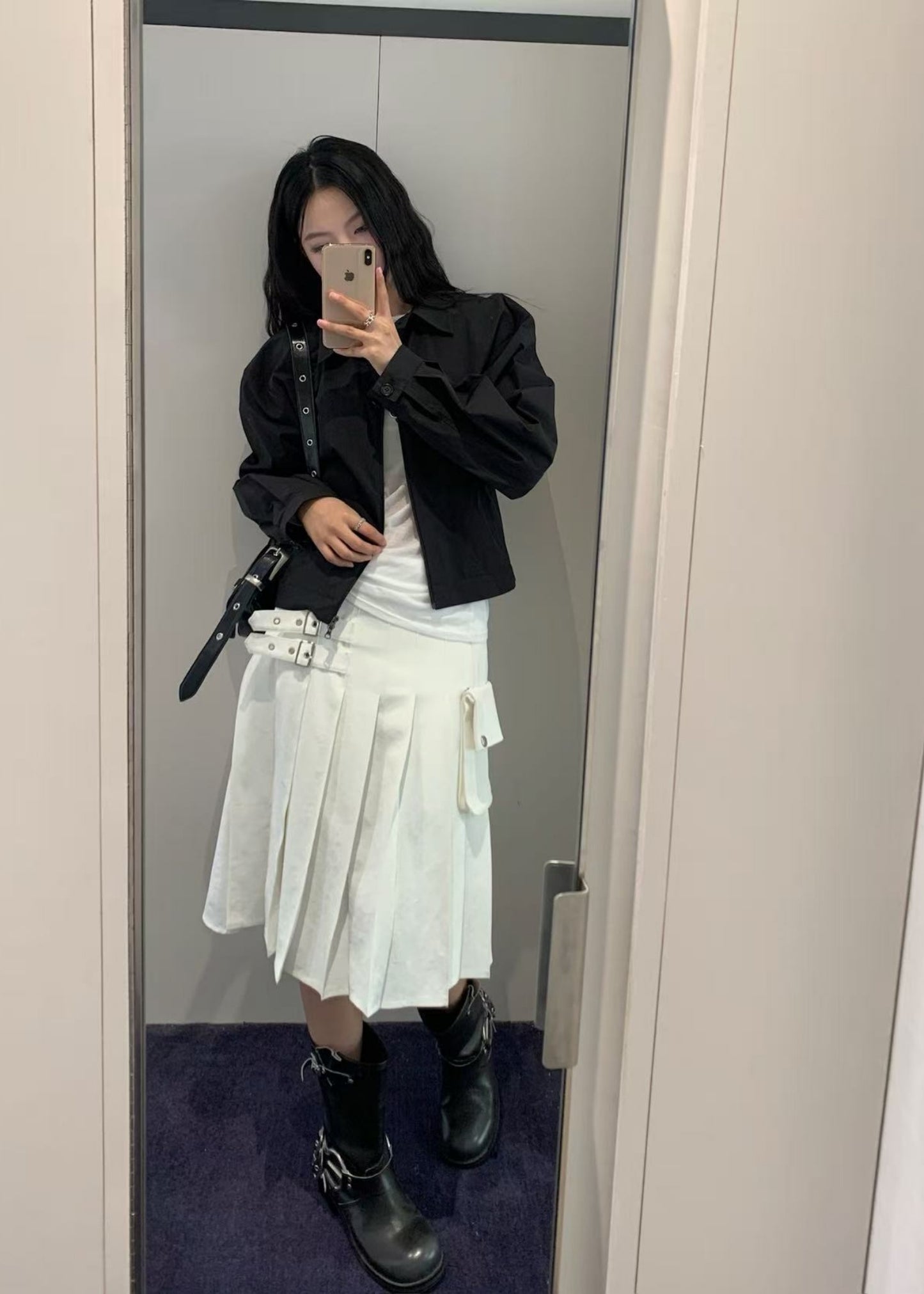 Pleated Cargo Pocket Kilt