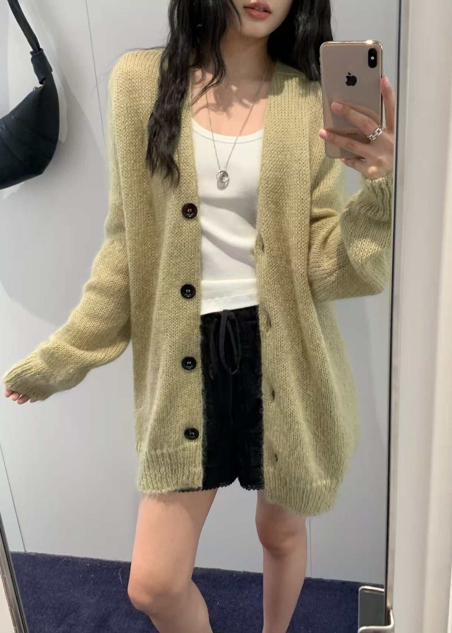 Oversized Mohair Cardigan
