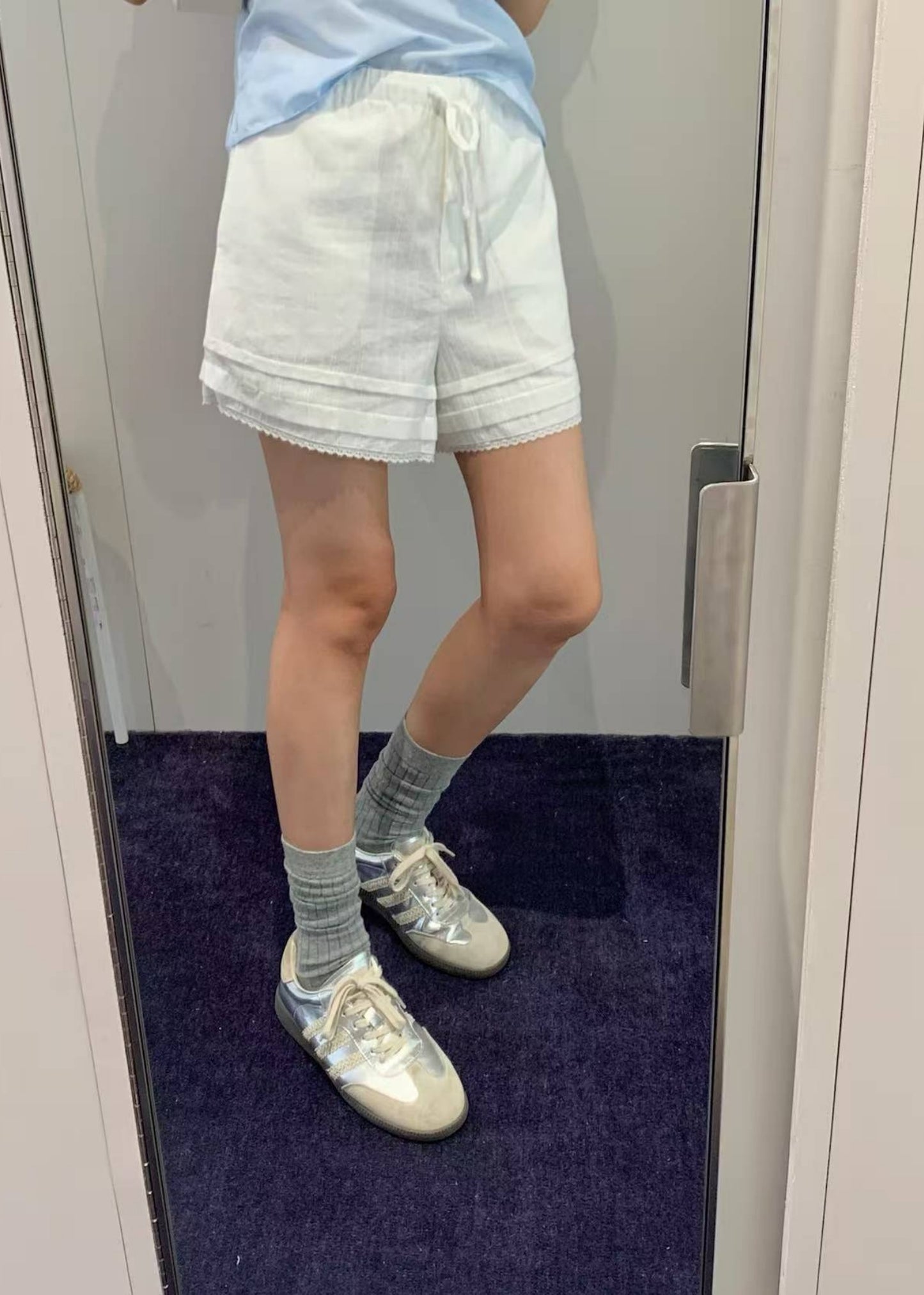 Laced Banding Shorts