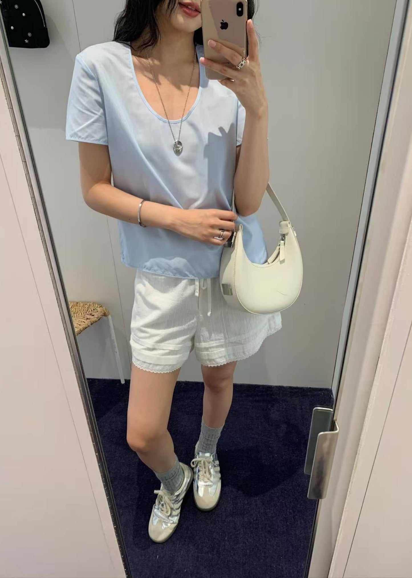 Laced Banding Shorts