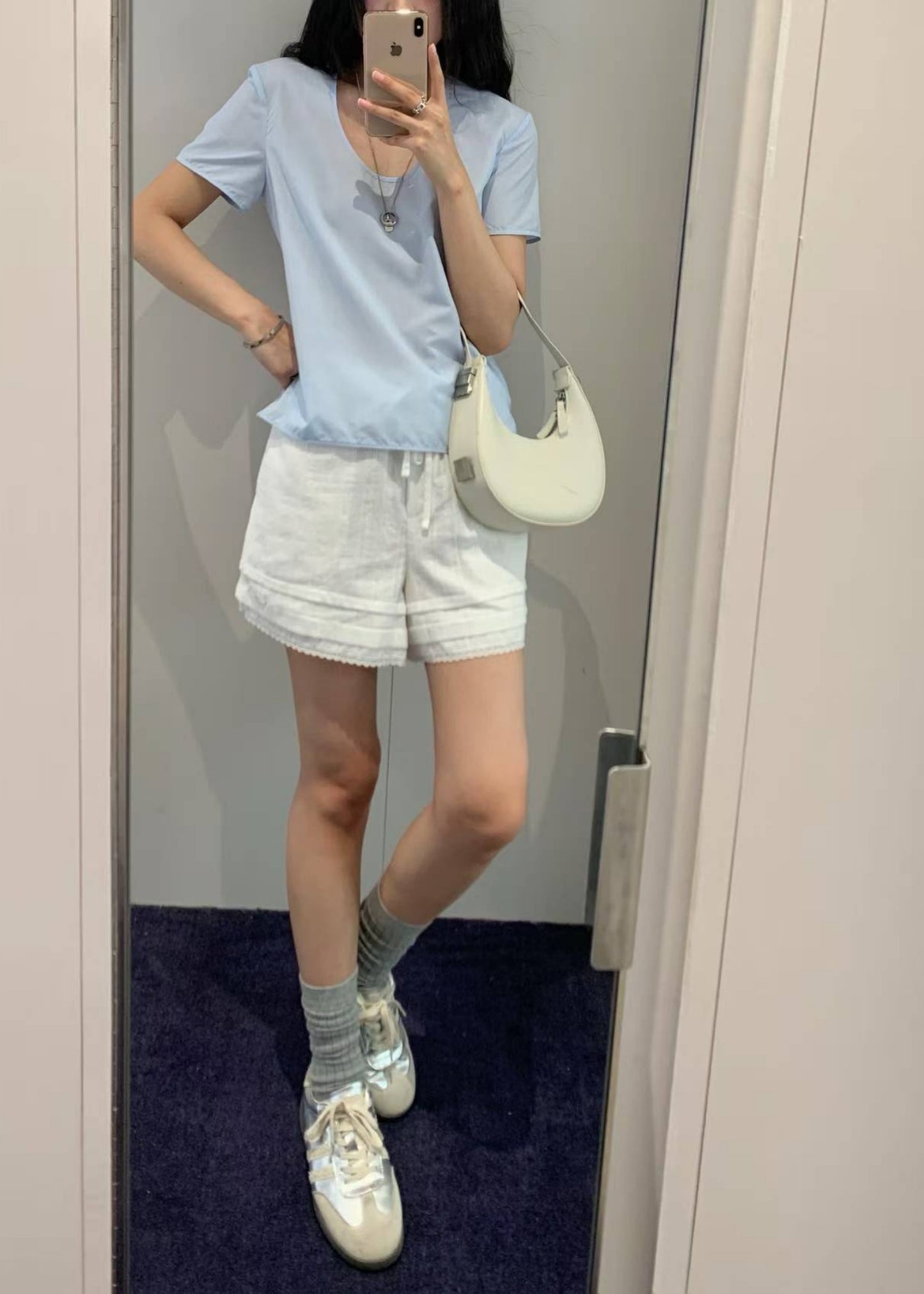Laced Banding Shorts
