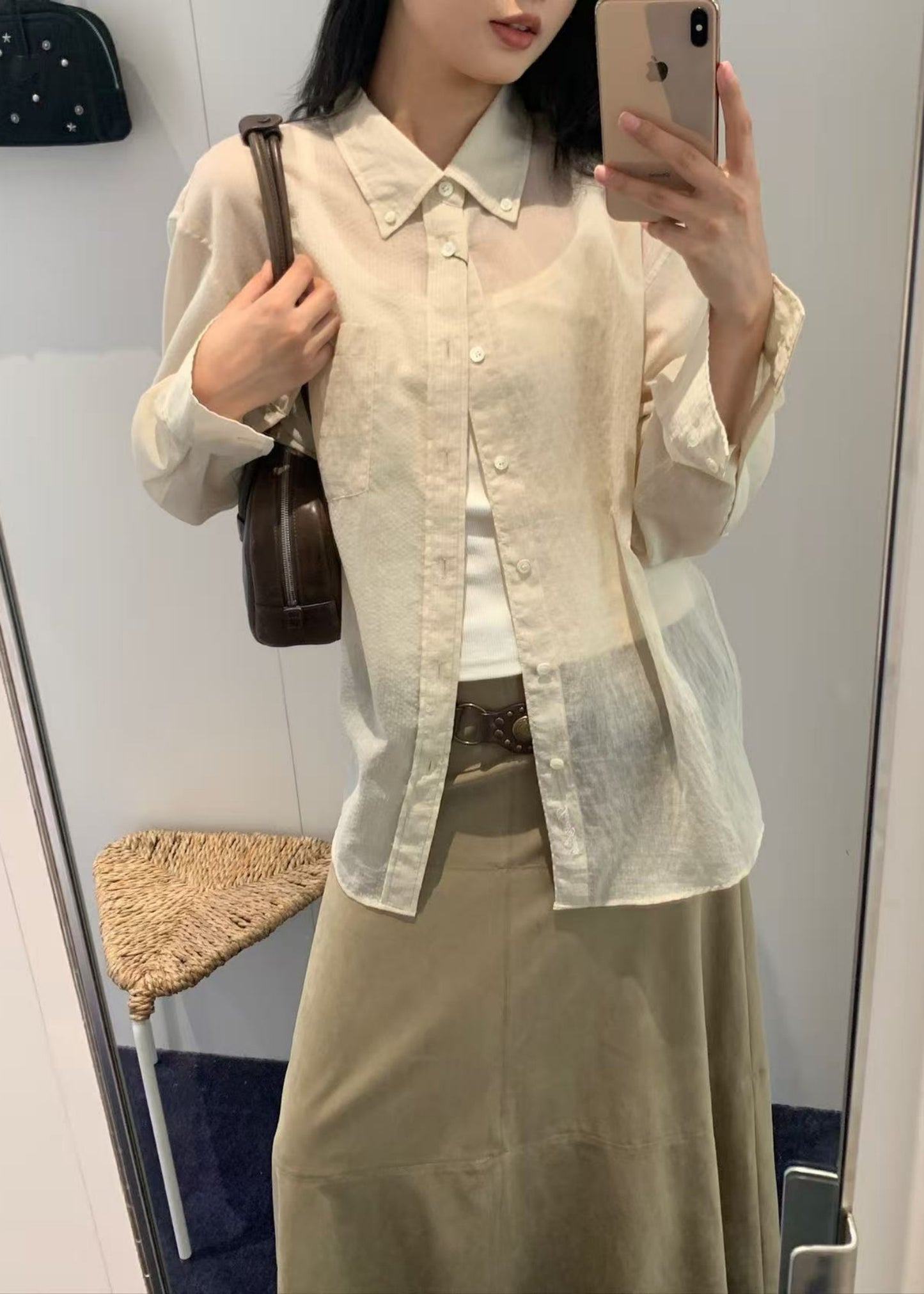Unisex Oversized Sheer Shirt