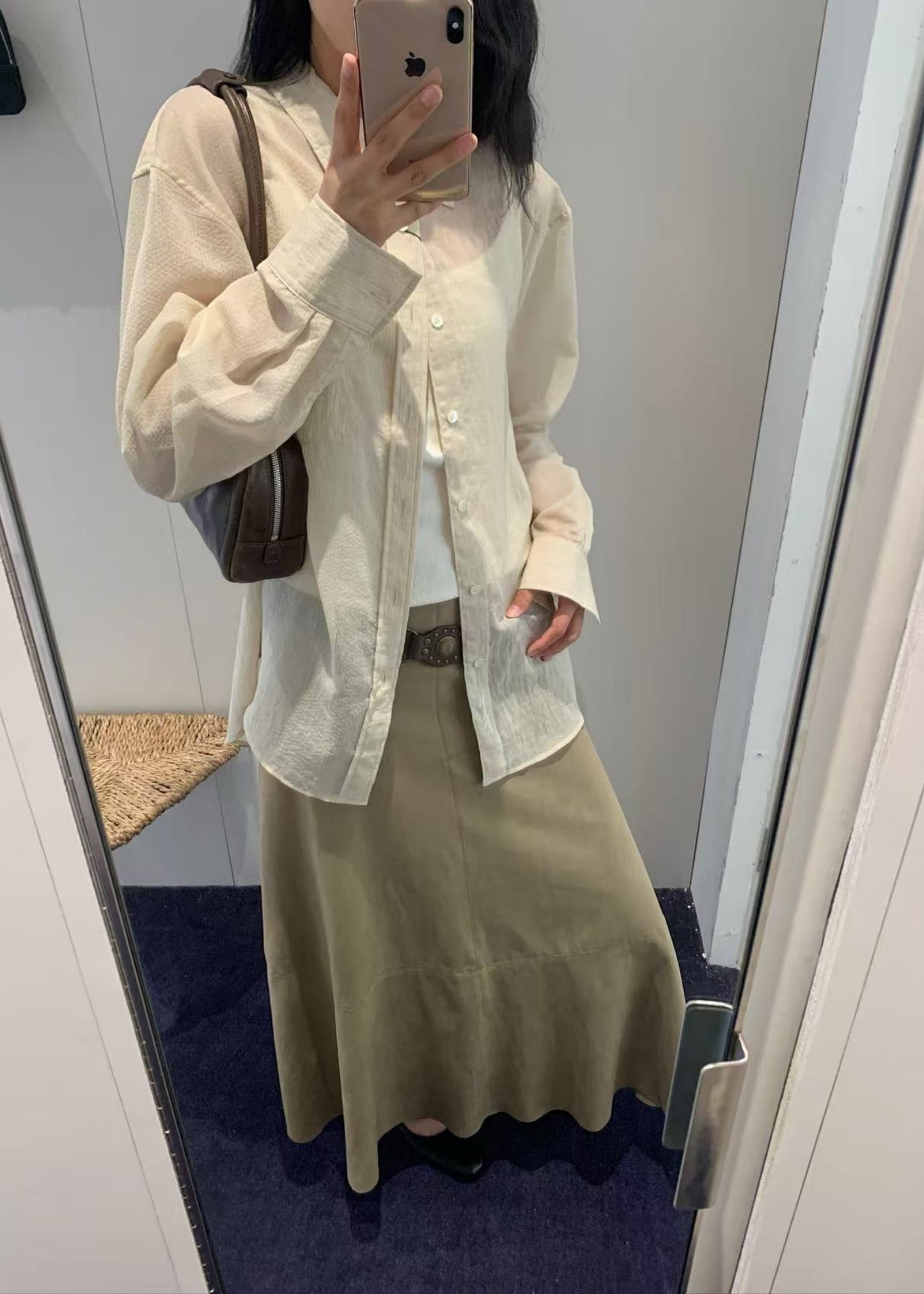 Unisex Oversized Sheer Shirt