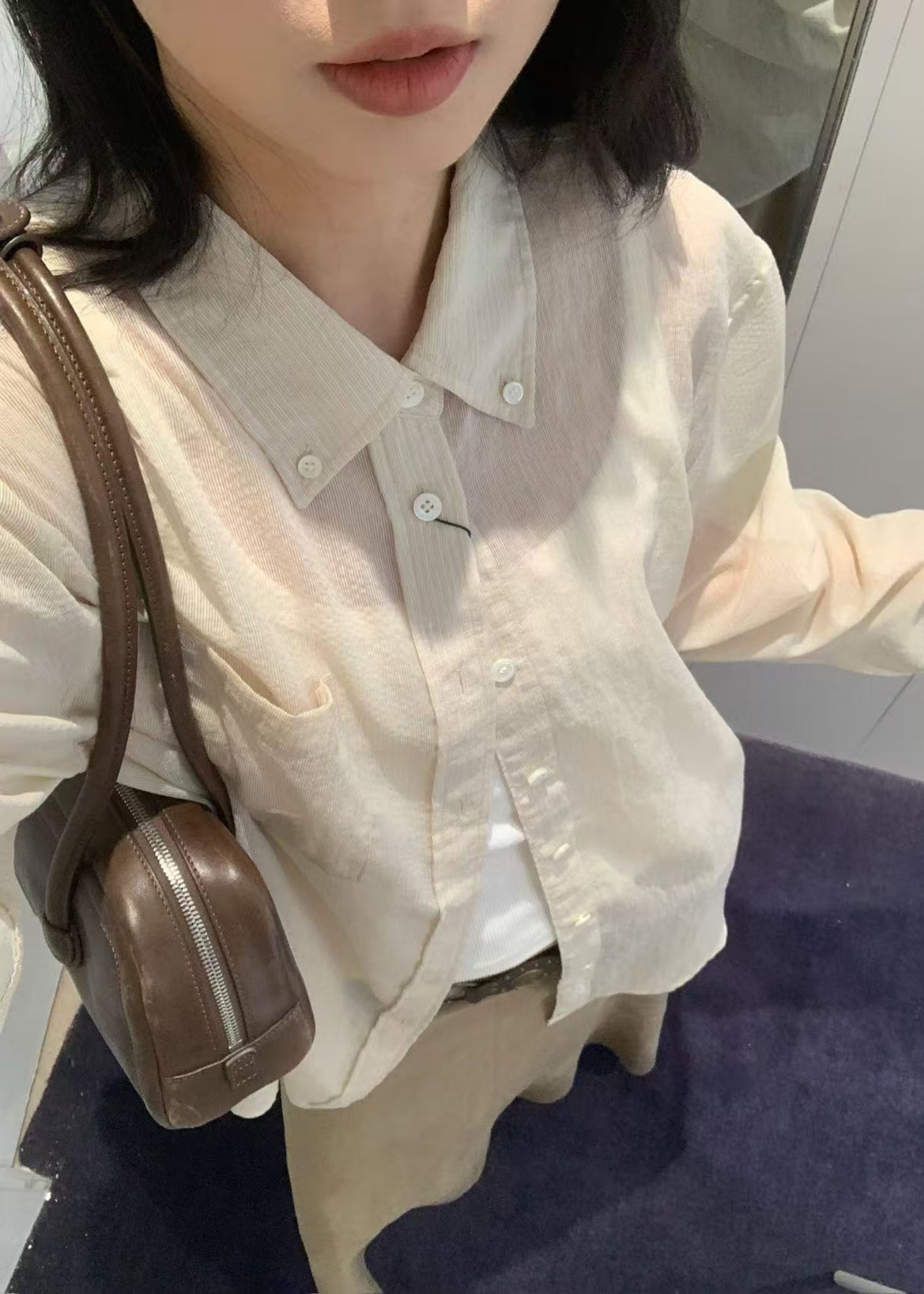 Unisex Oversized Sheer Shirt