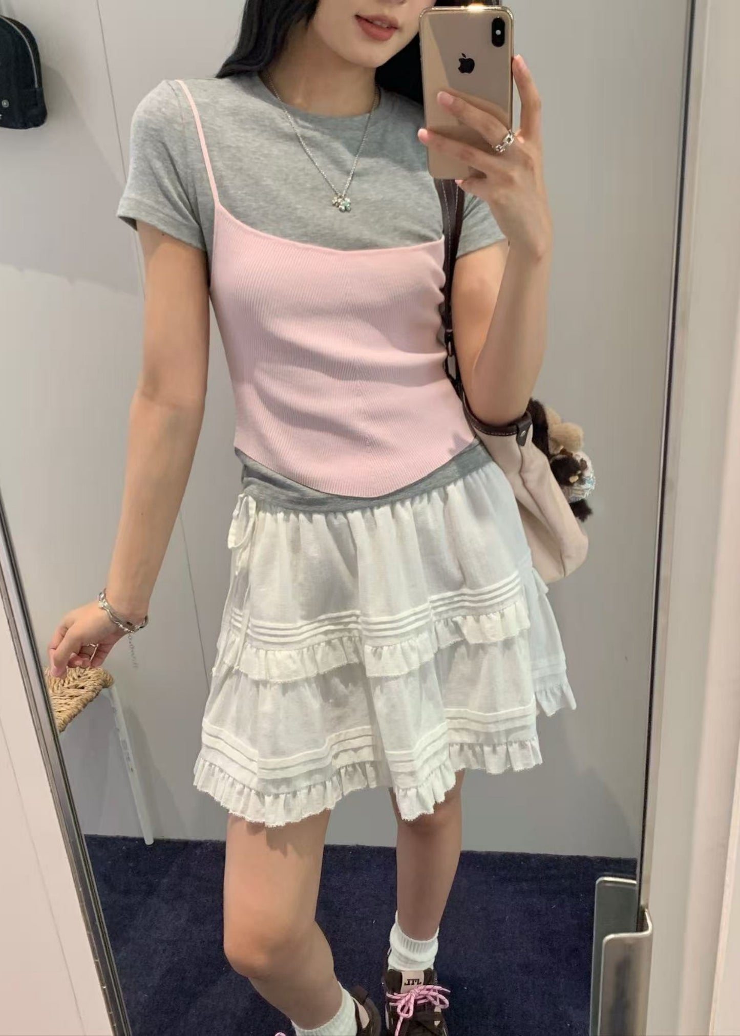 Knitted Sleeveless Crop Top