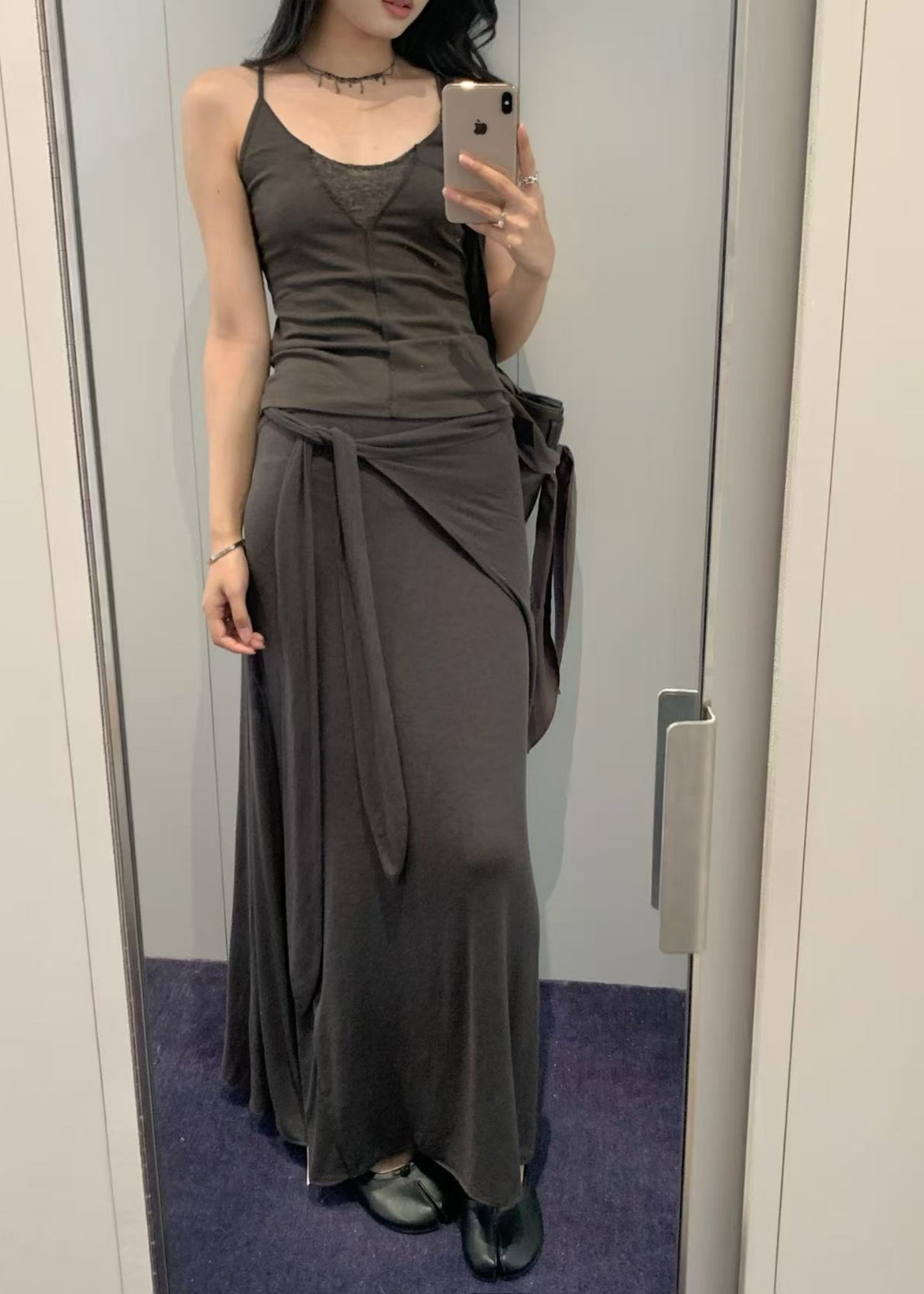 Wrap Midi Skirt