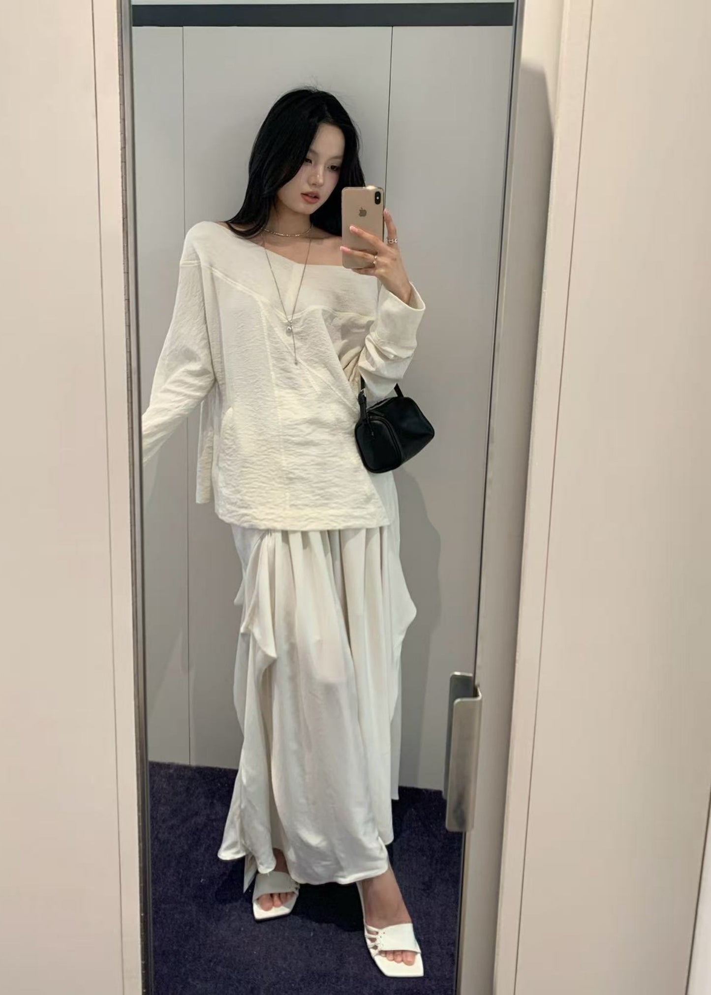 Off shoulder Long Sleeve