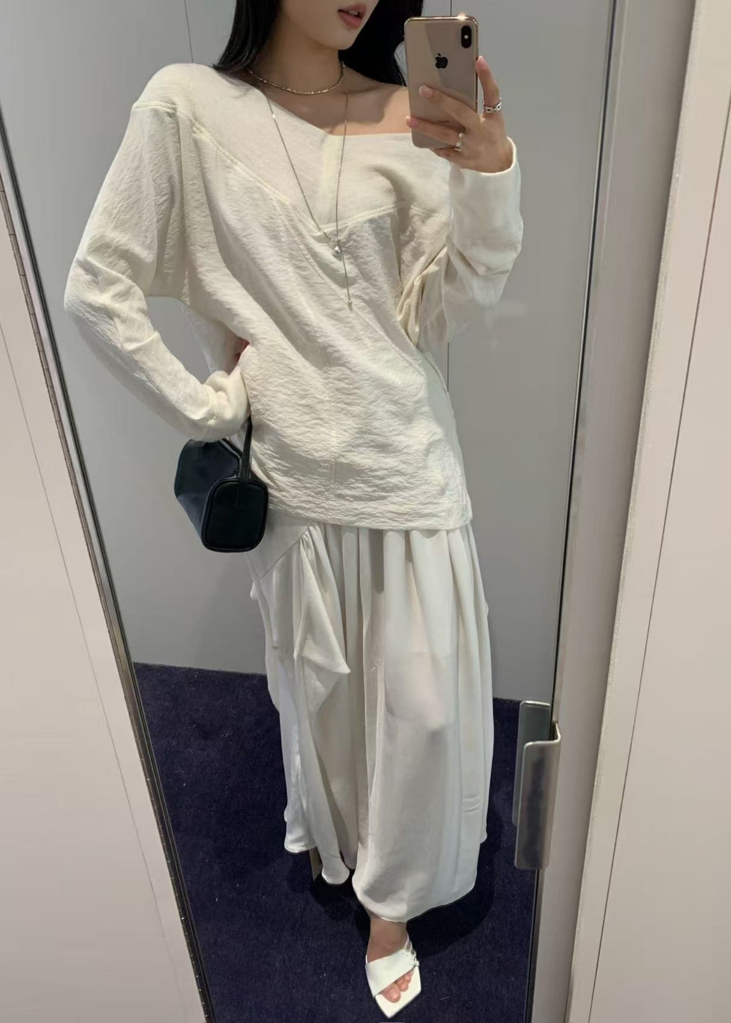 Off shoulder Long Sleeve