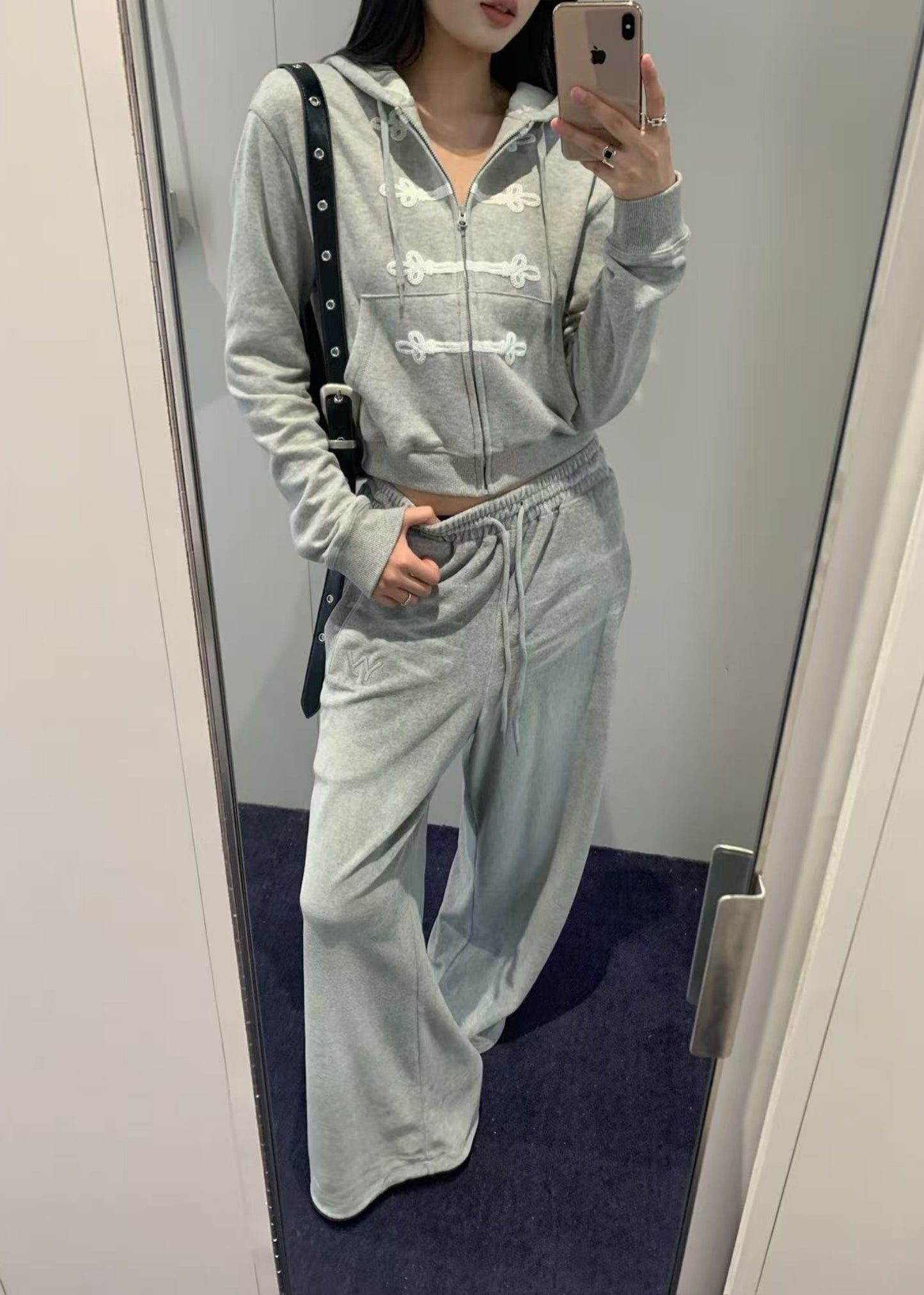 Loop Button Effect Hoodie