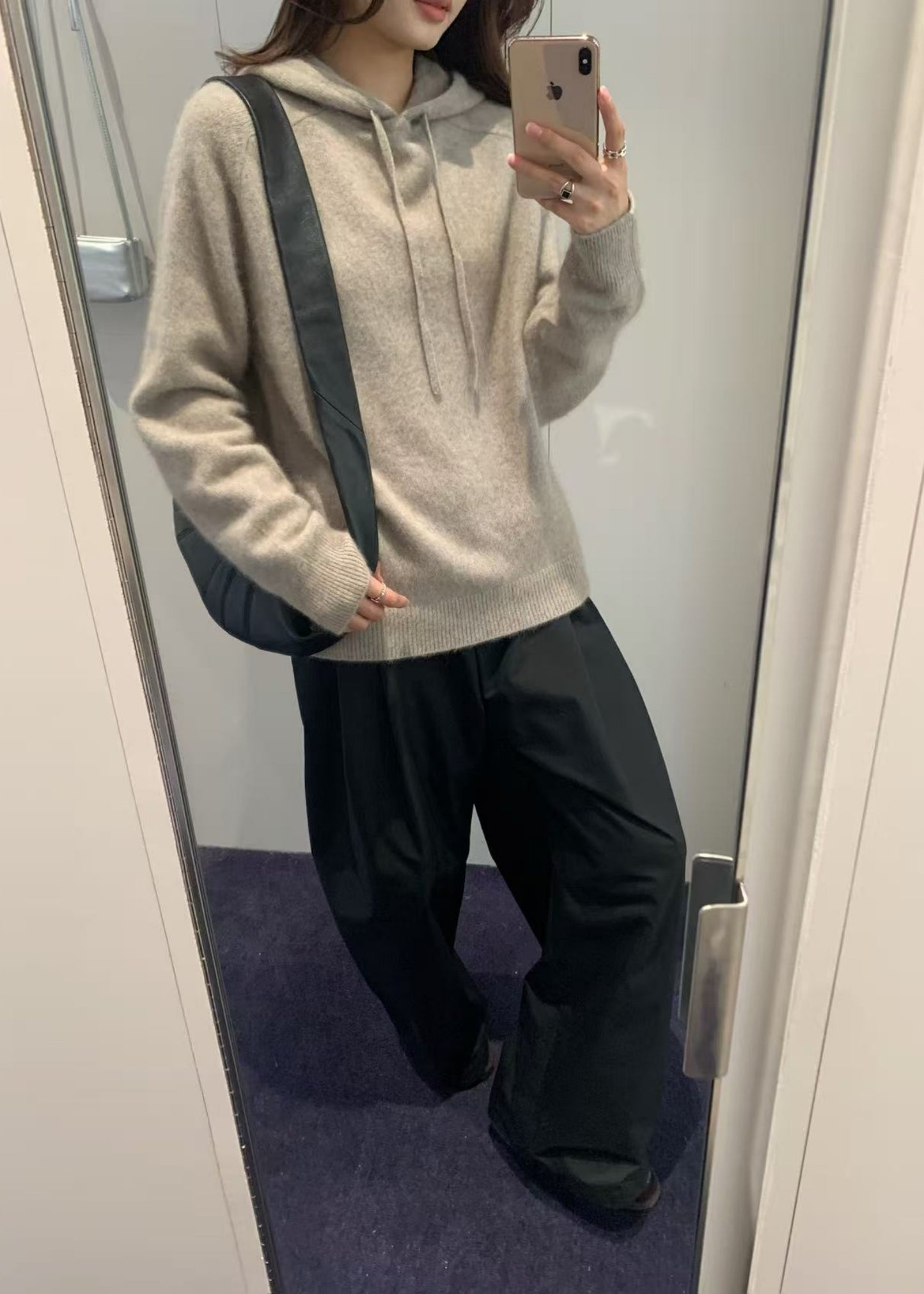 Racoon Hoodie Knit