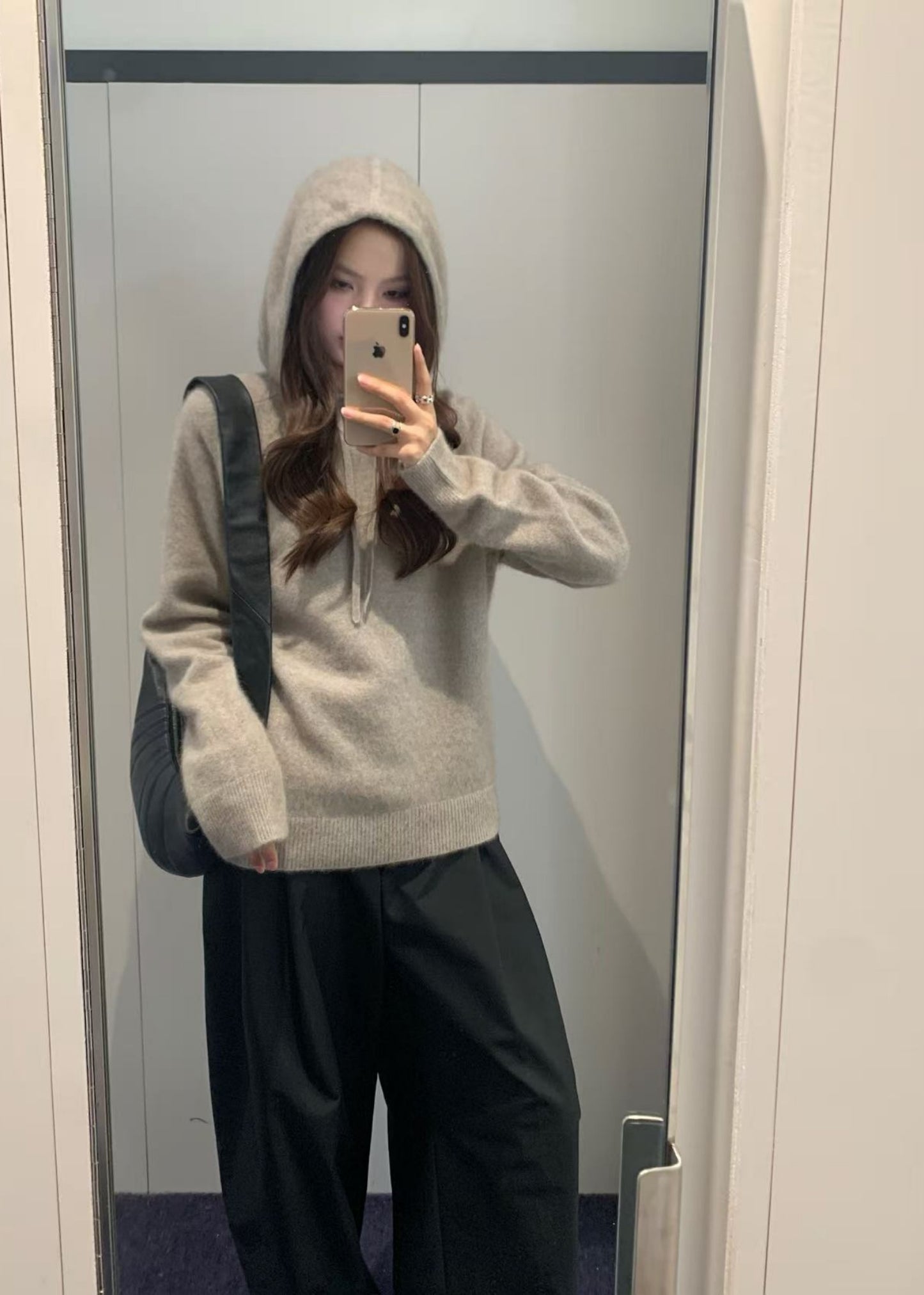 Racoon Hoodie Knit