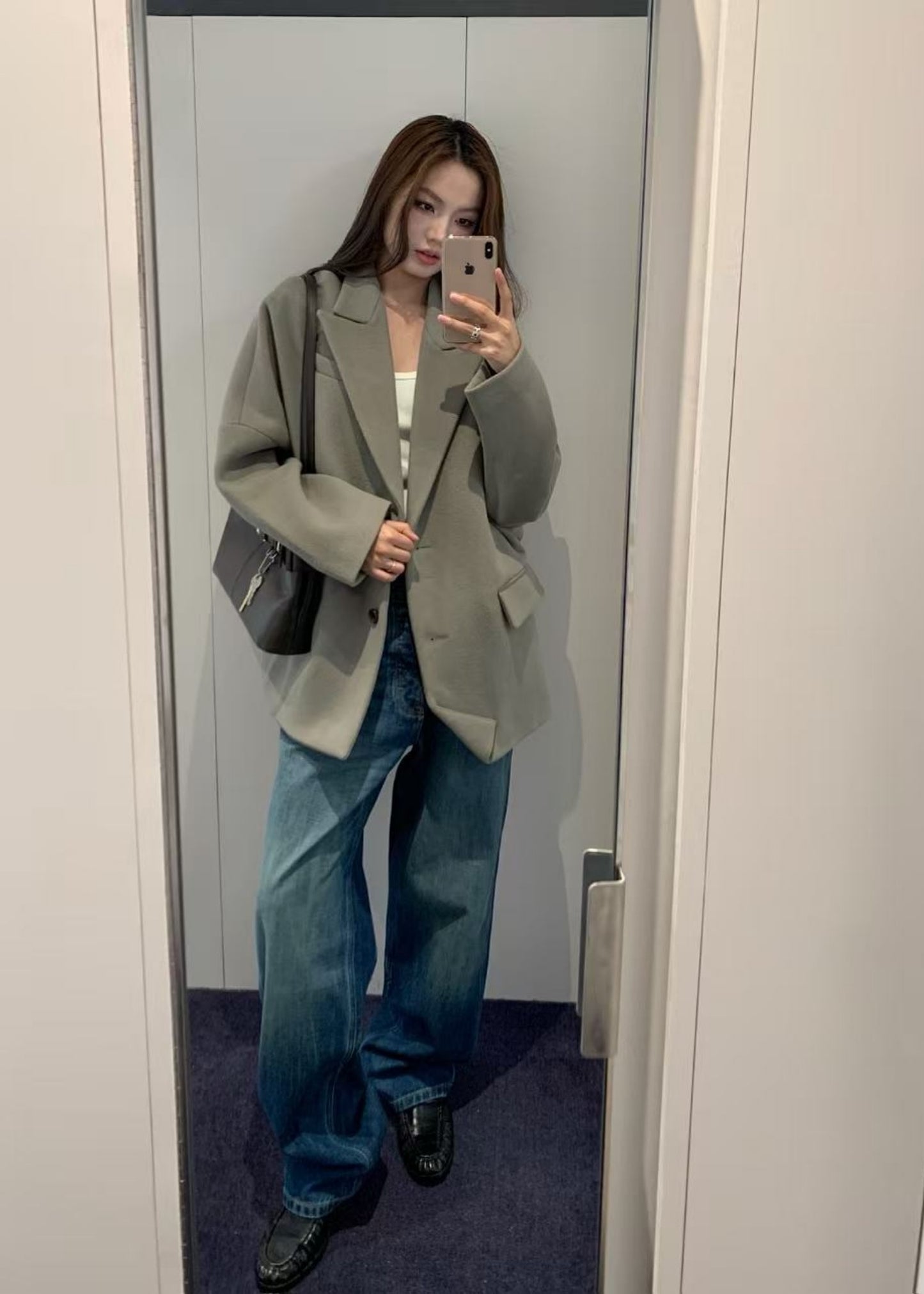 Oversized Single Jacket