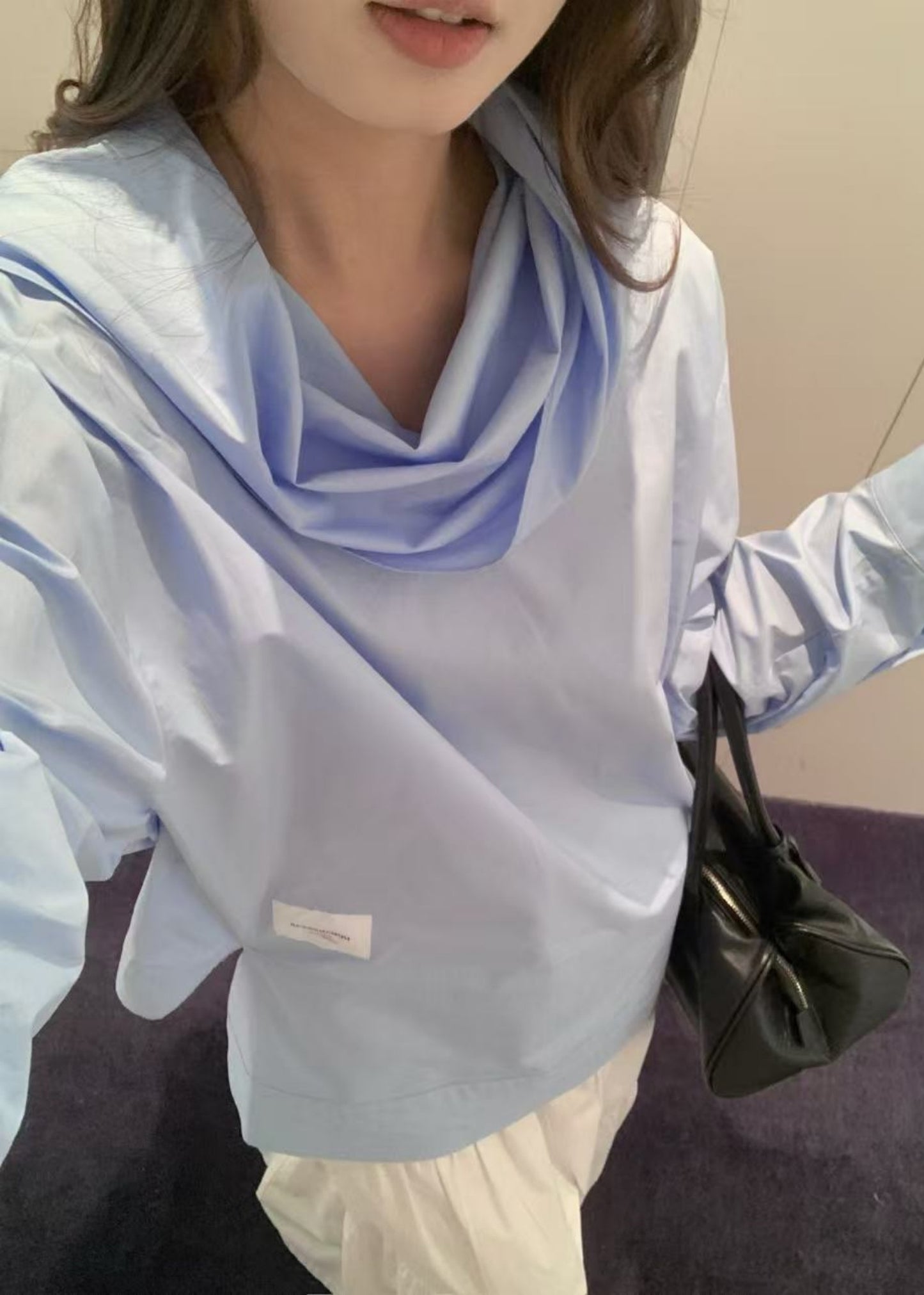 Collar Up Side Down Shirt