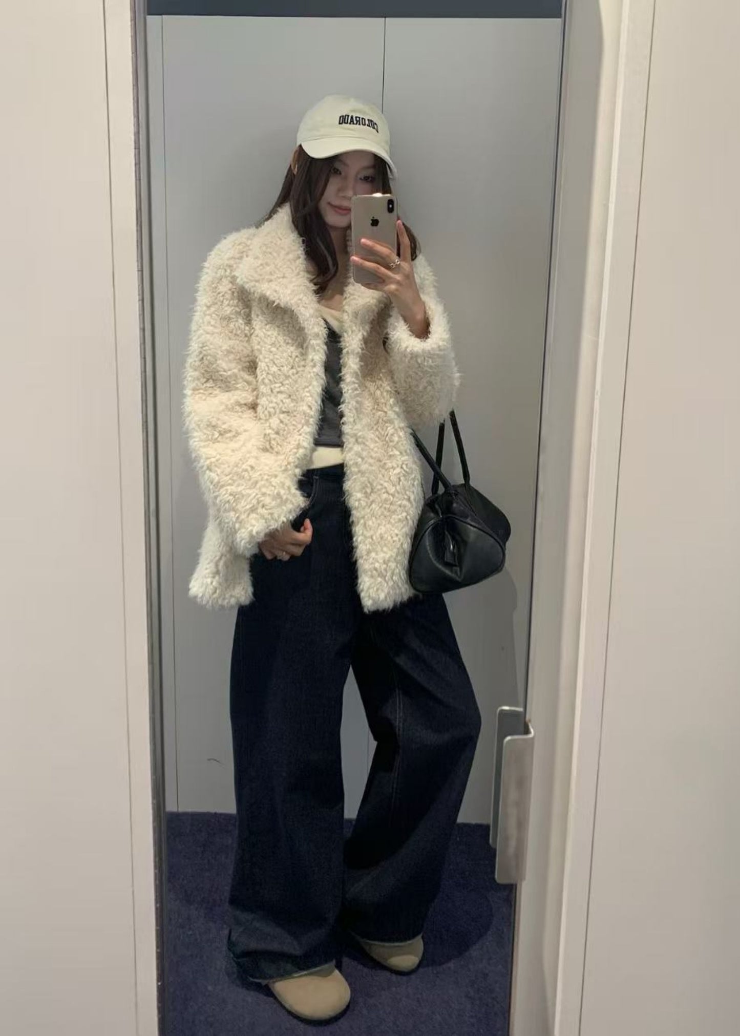 Vegan Fur Half Jacket
