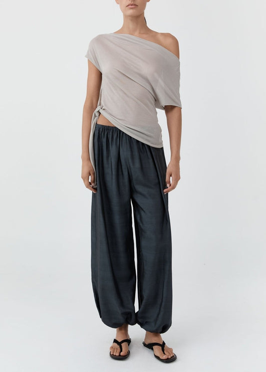 Silk Adjustable Balloon Pants