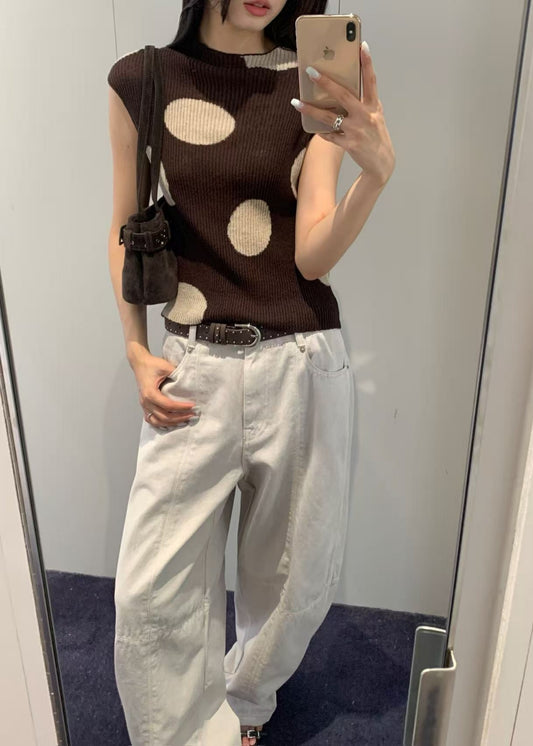 Ribbed Dot Top