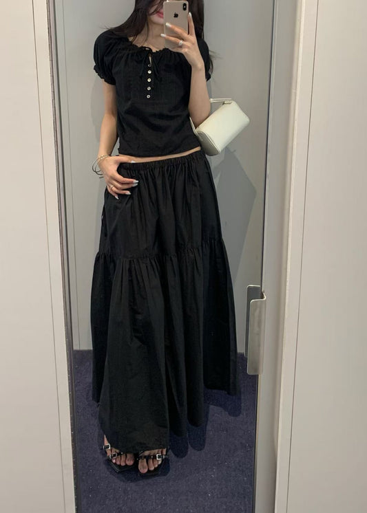 Tiered Maxi Skirt