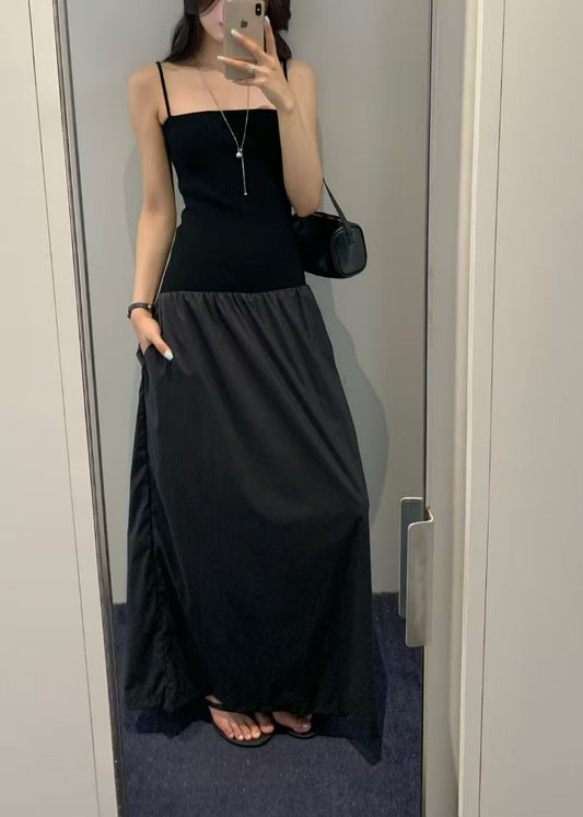 Nylon Knit Maxi Dress