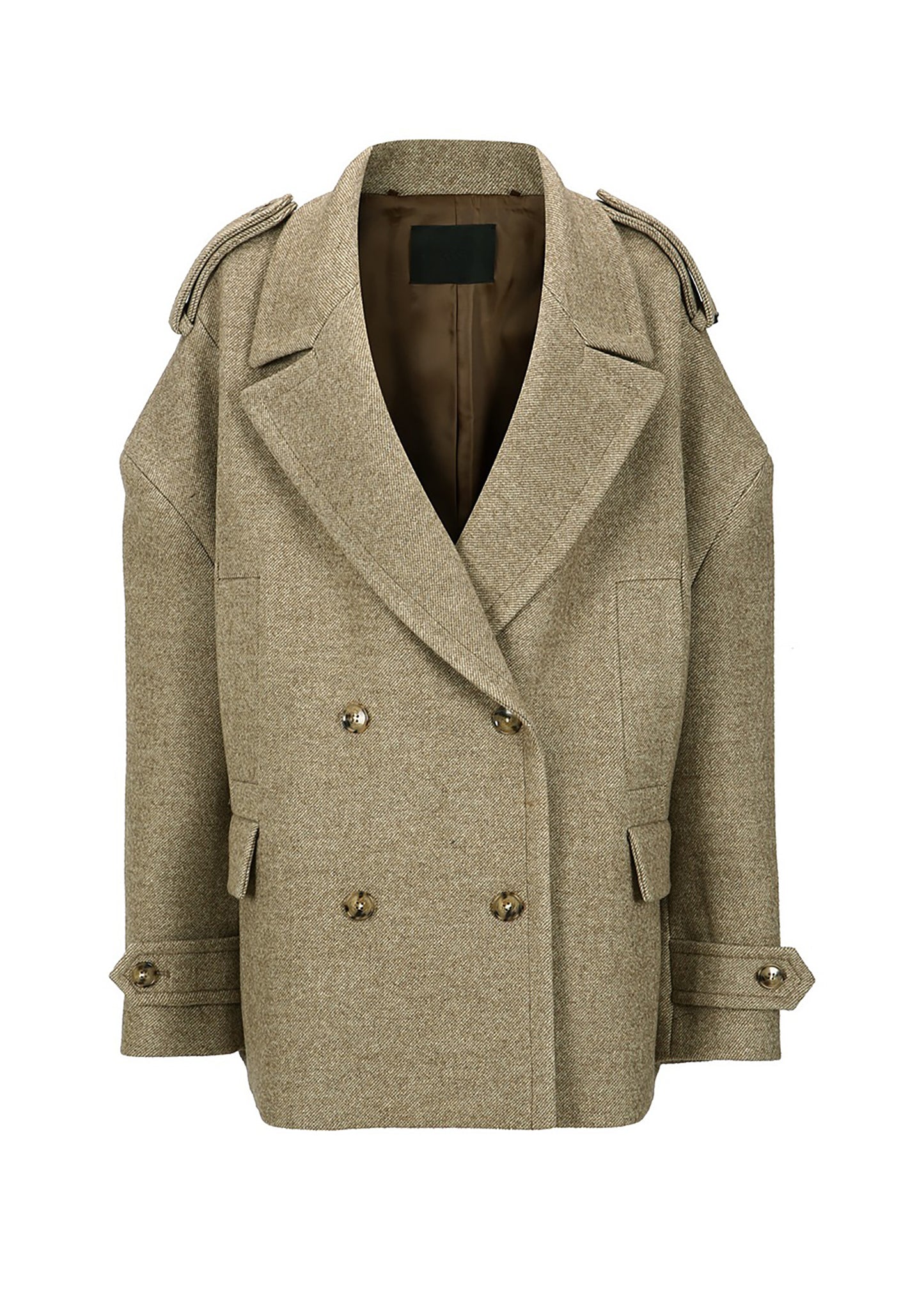 Oversized Double-breasted Jacket