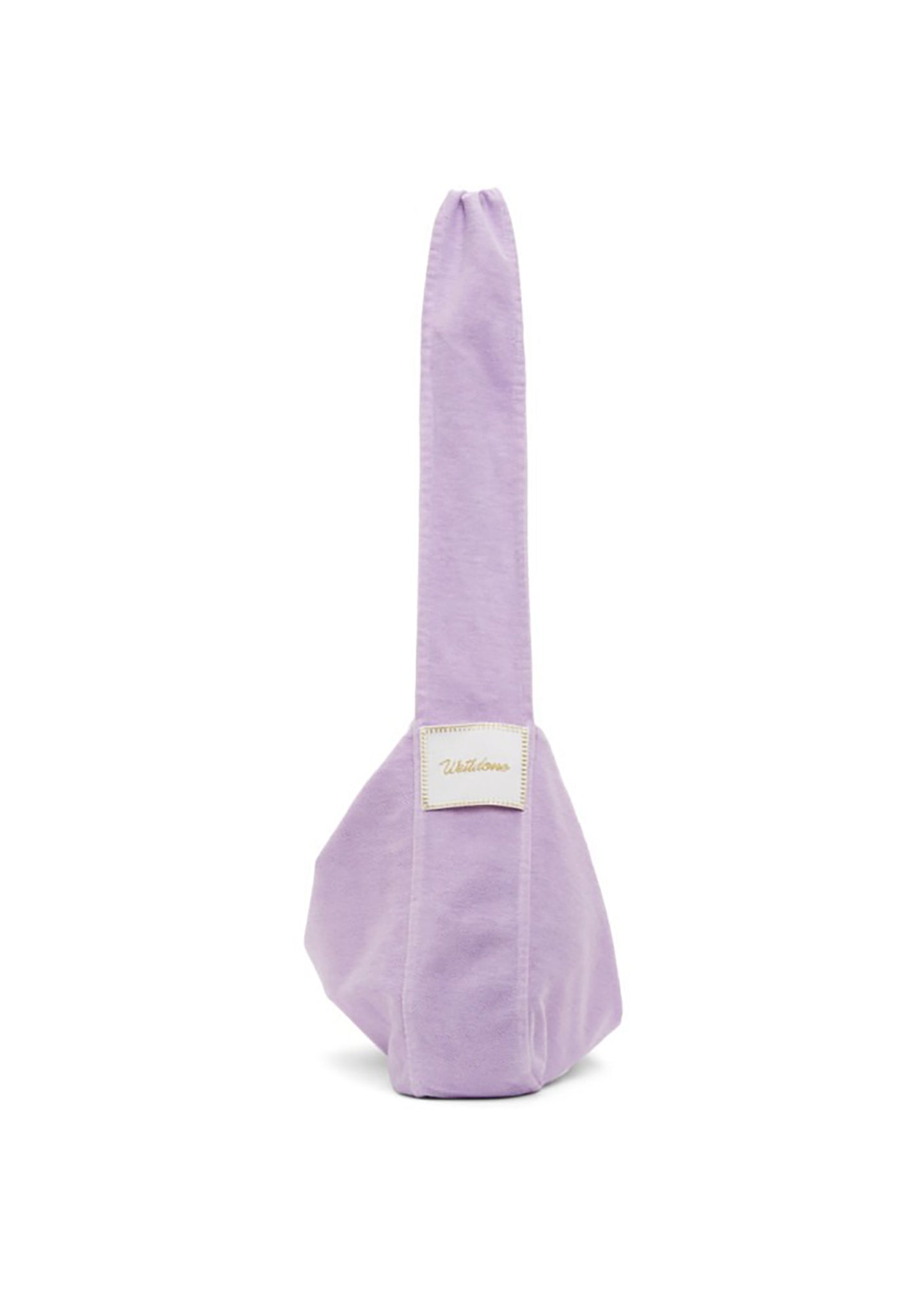 Purple Logo Cotton Cross Bag