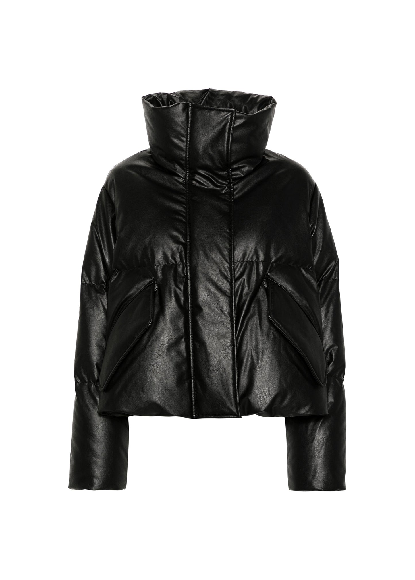 Funnel-neck Padded Jacket