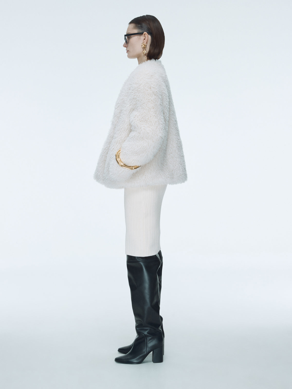 Faux Shearling Coat