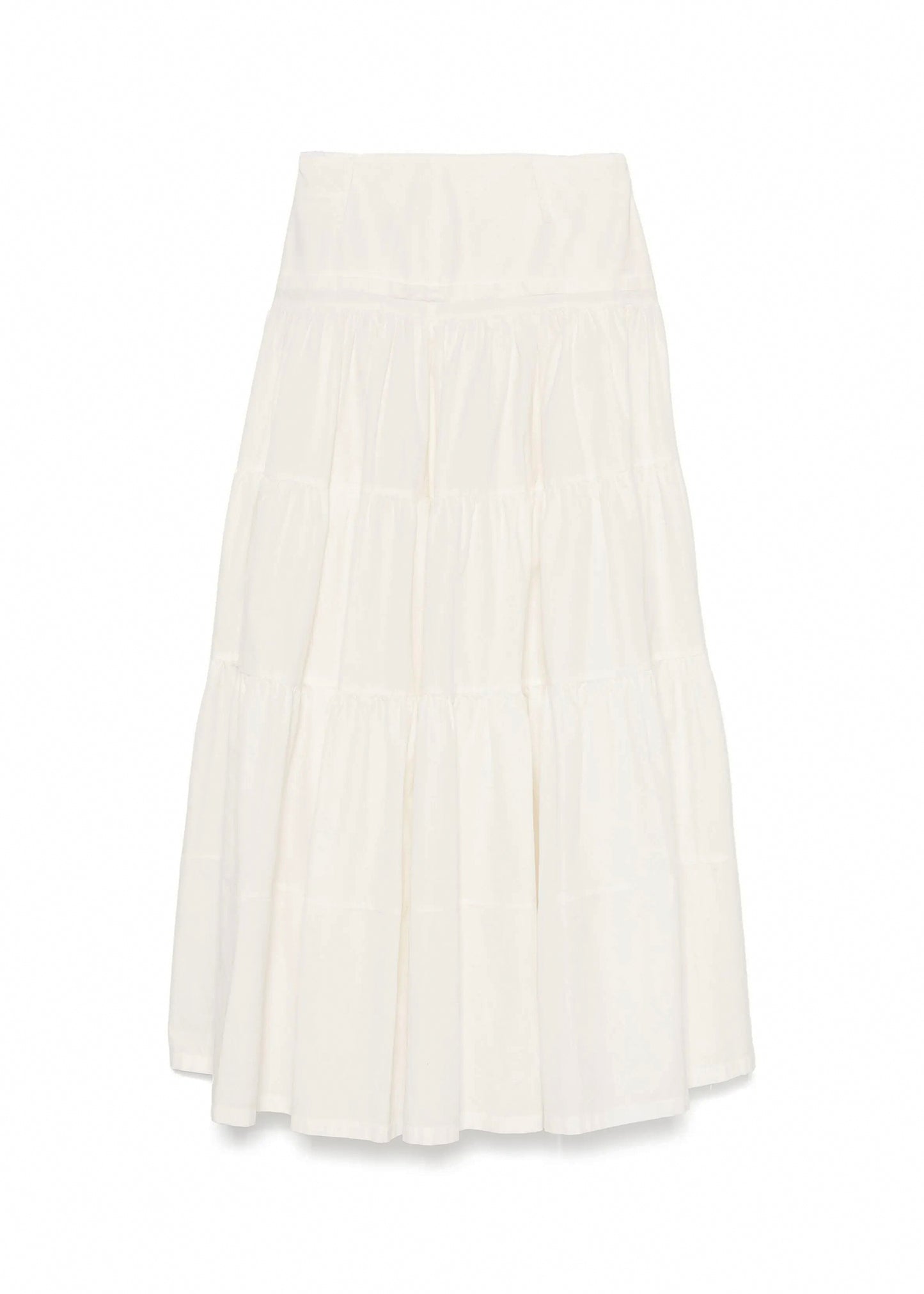 Flounced Maxi Skirt