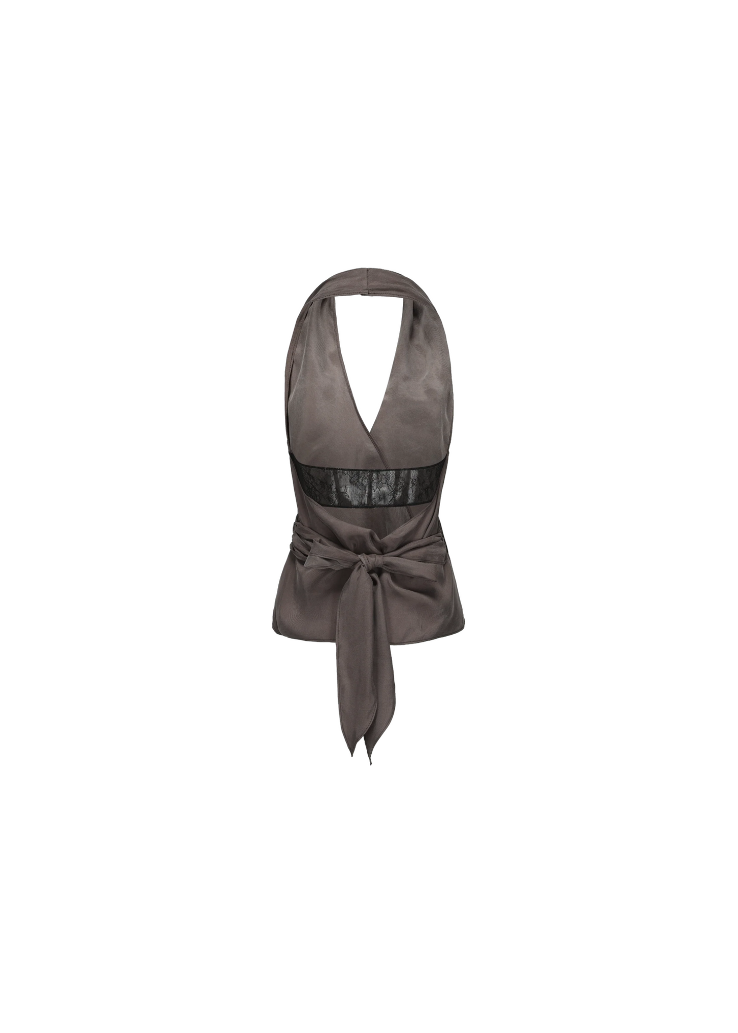 Cross-Tie Halter Tank Top