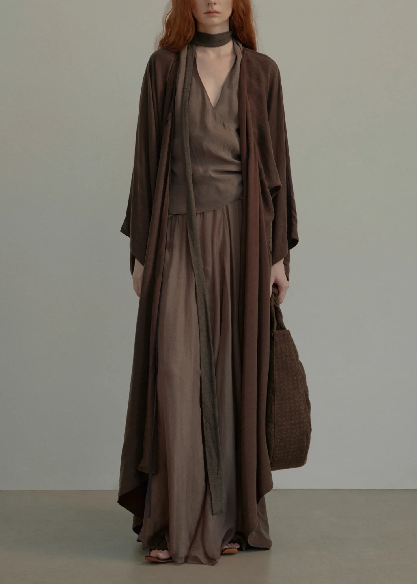 Tie-front Long Cardigan
