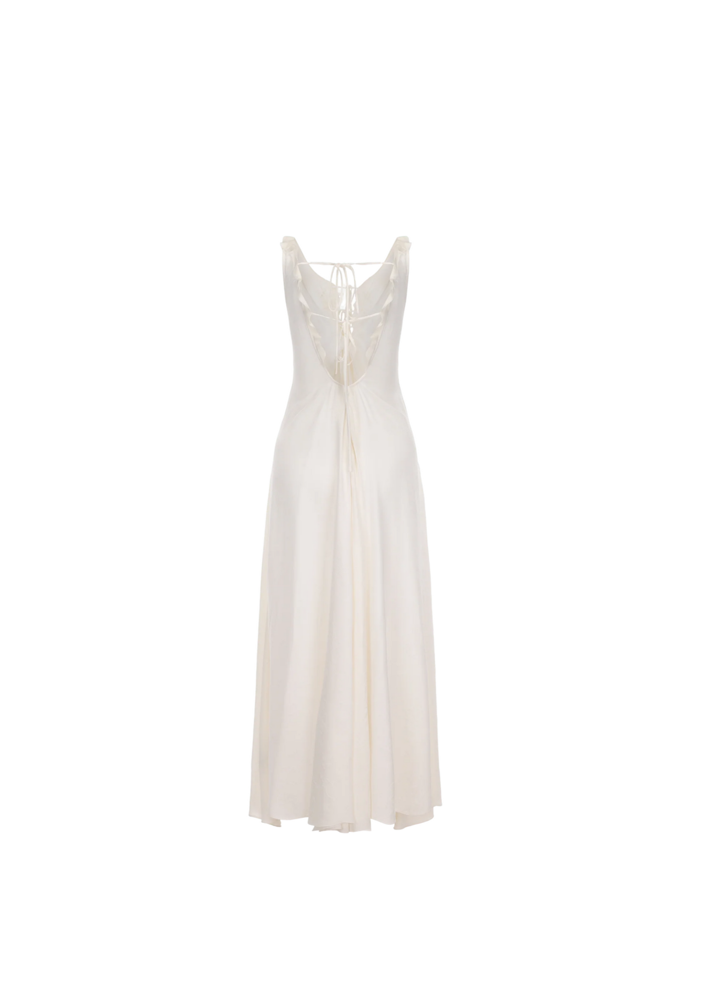 Draped Tie-Front Dress
