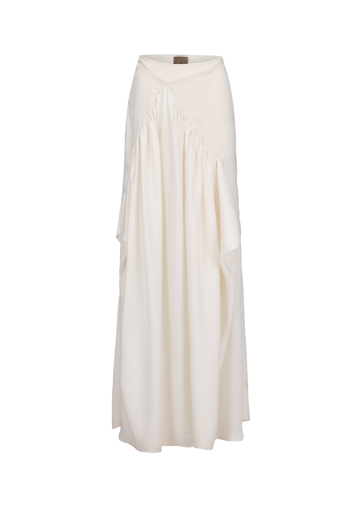 Asymmetric Ruched Skirt
