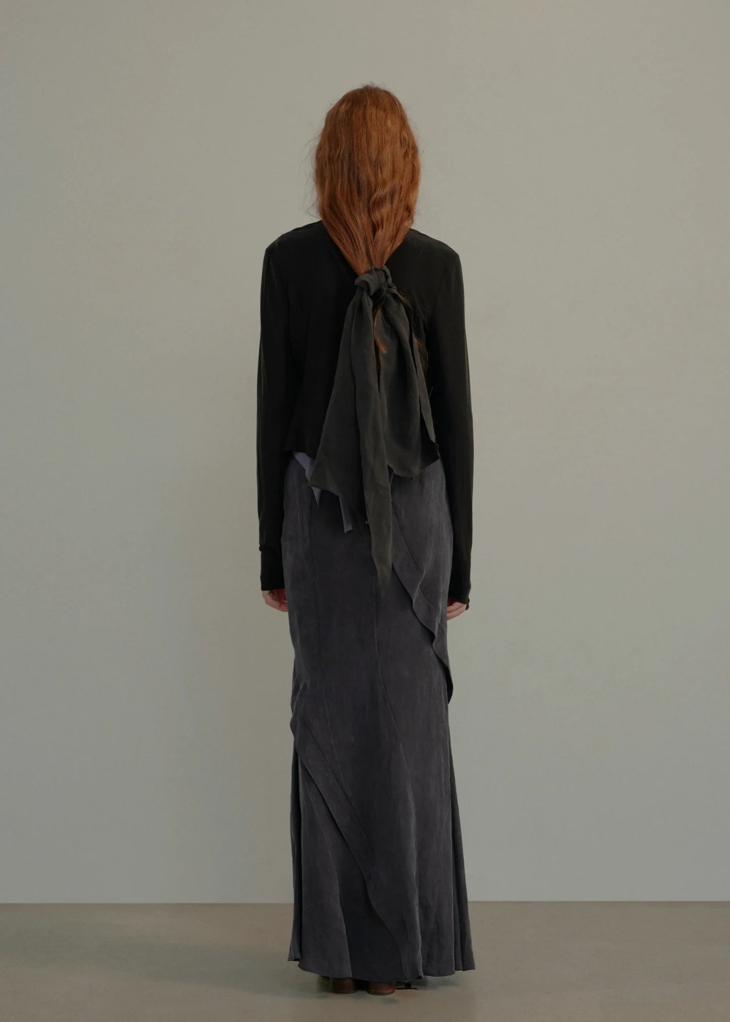 Knit Panel Short Cardigan