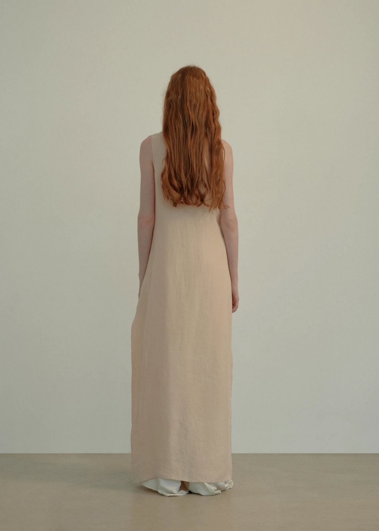 Draped Tie-front Dress