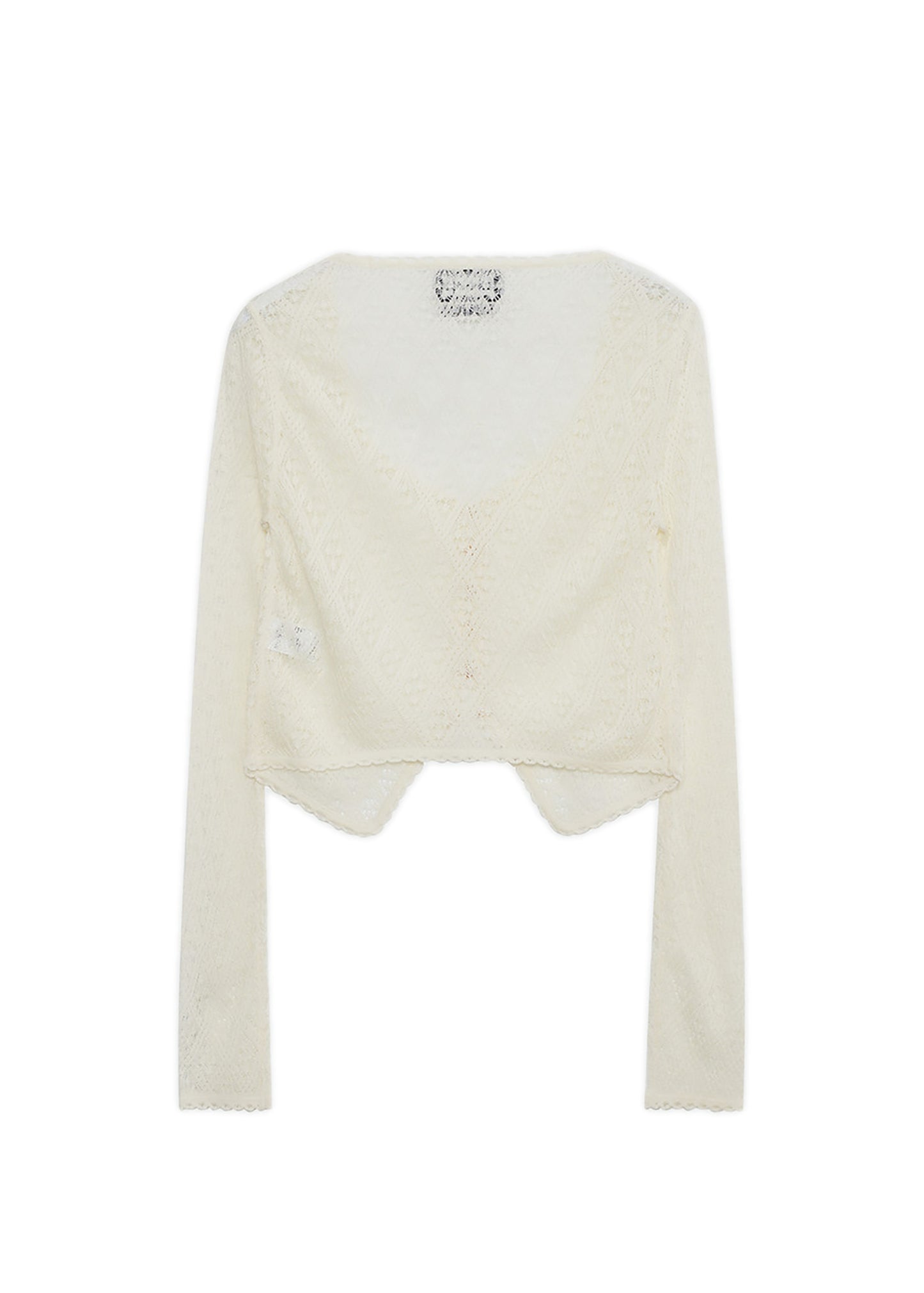 WIAMOND Diamond-Lace Cardigan