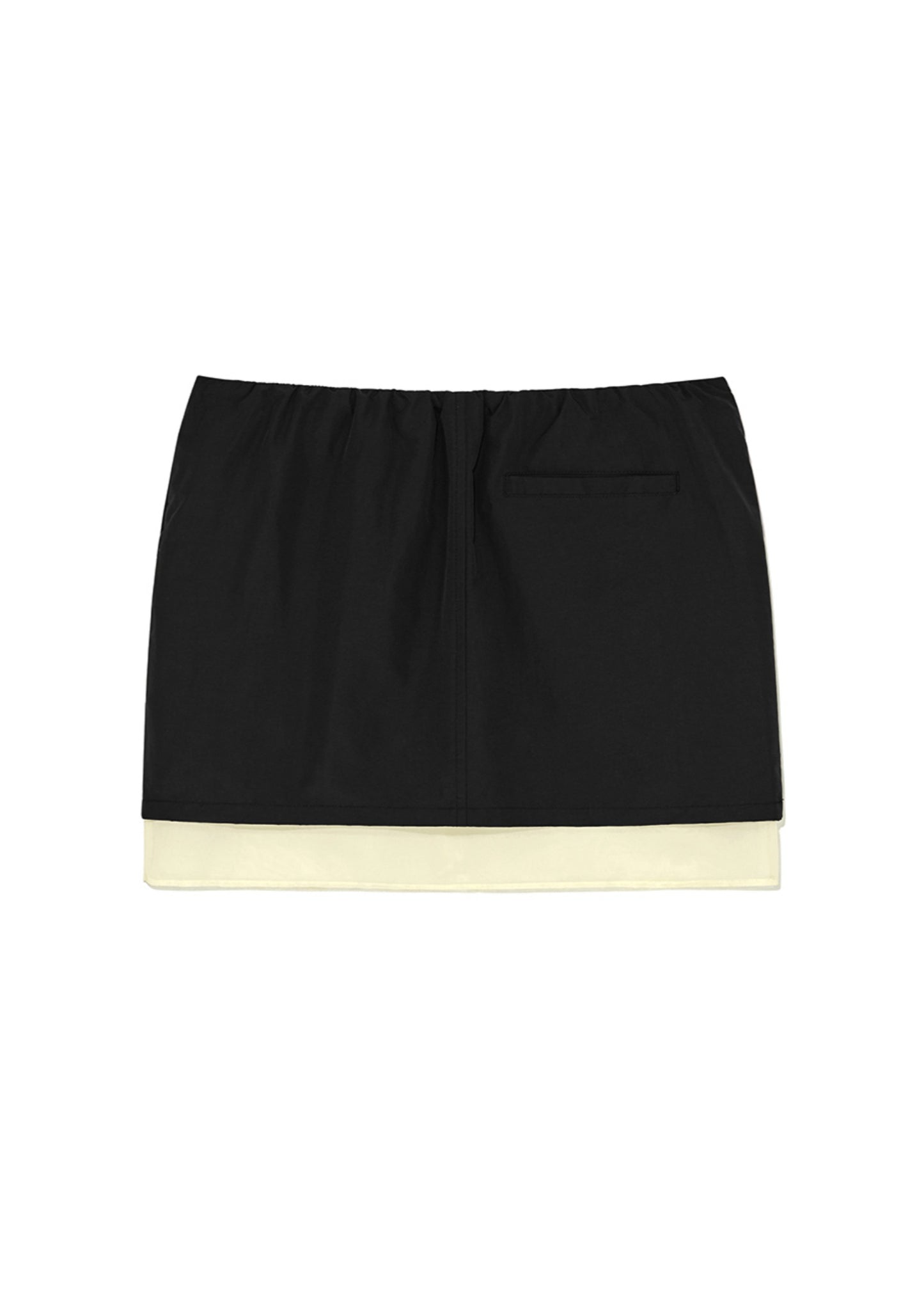 Sheer Layered Mini Skirt
