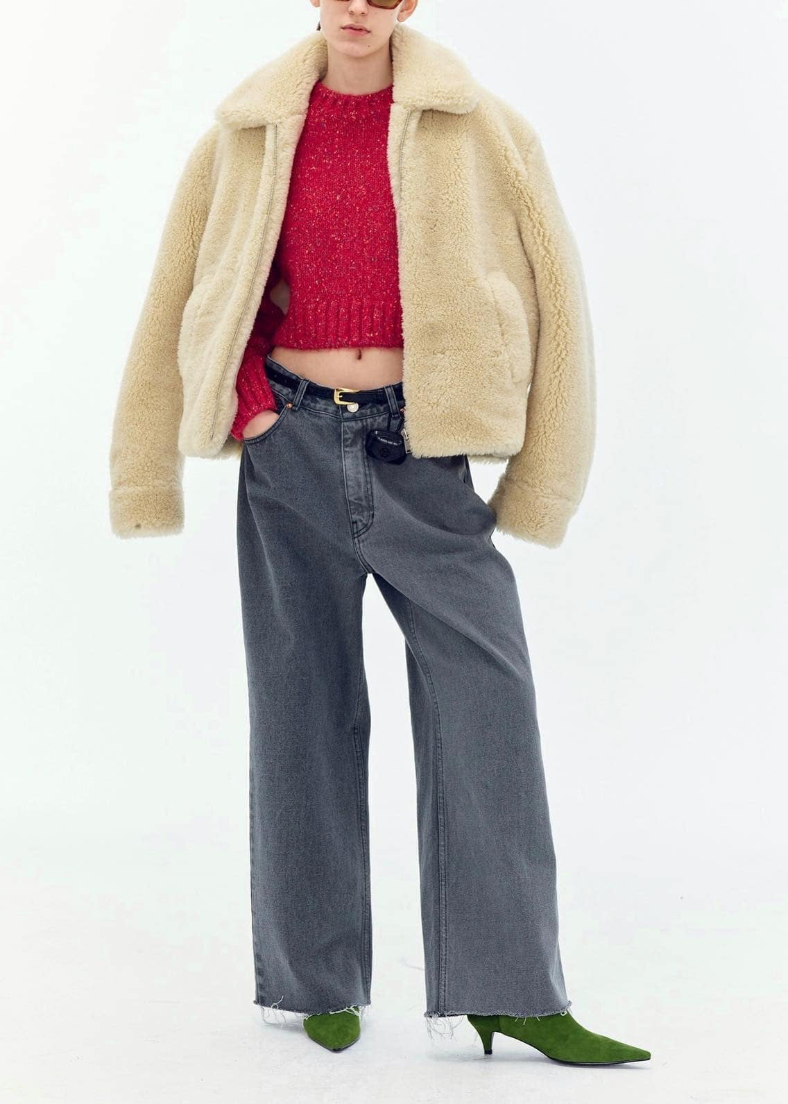 Wool Shearling Teddy Jacket