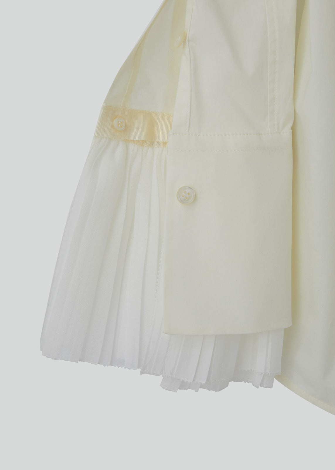 Pleats Cuffs Point Shirt