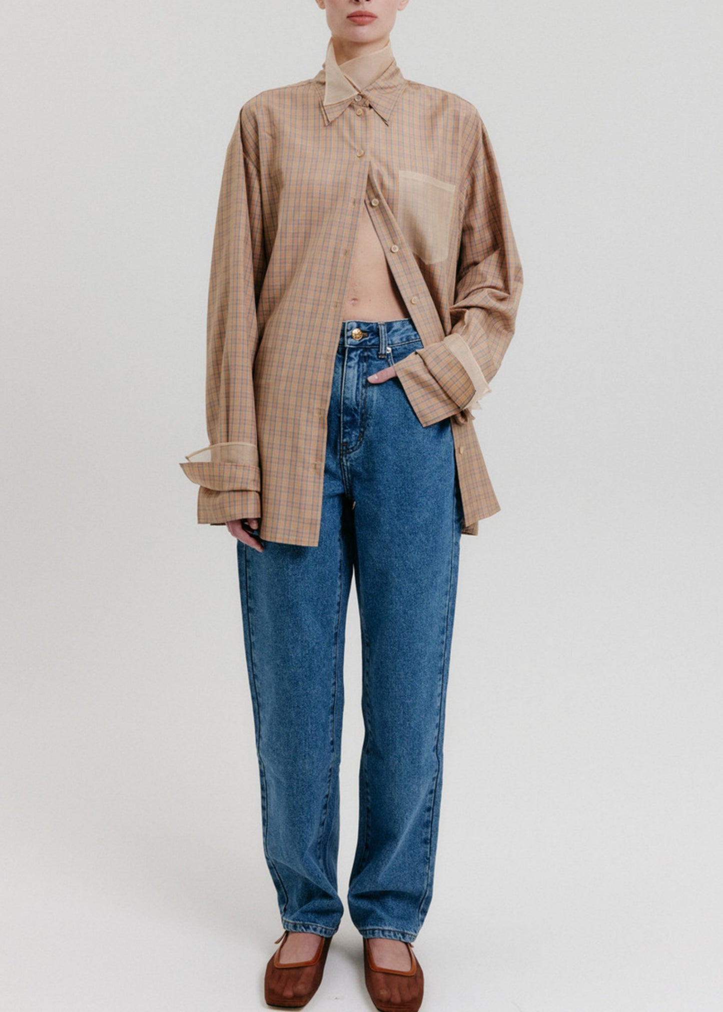 Organza Layerd Shirt