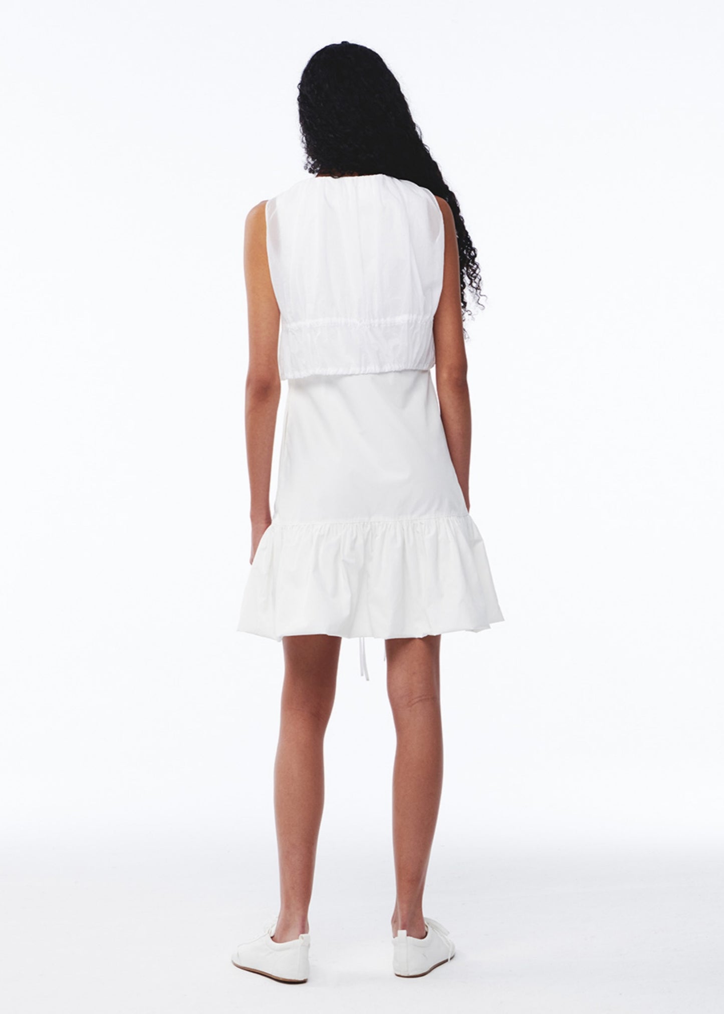 Sheer Layered Mini Dress