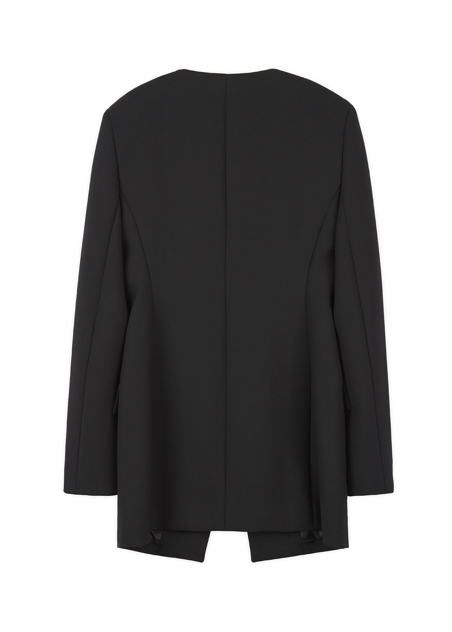 RC Signature Curved Neck Long Jacket