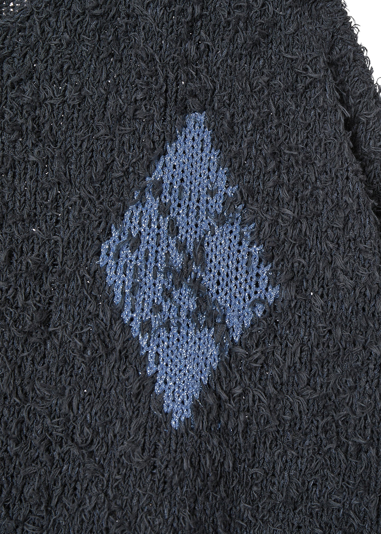 Argyle Cropped Knit Pullover